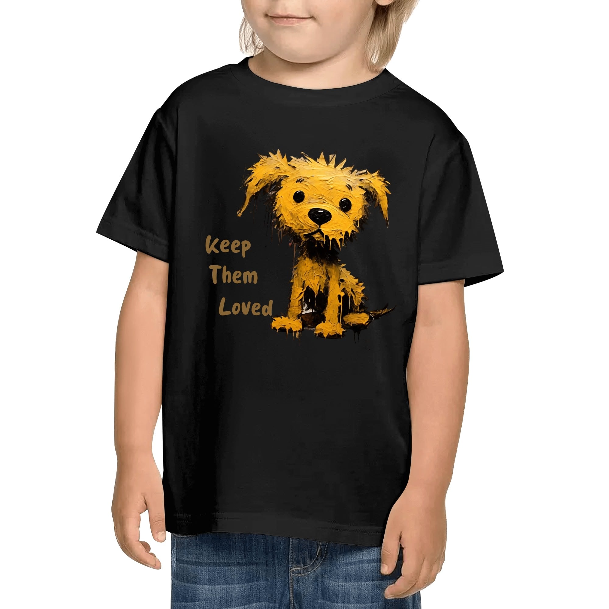 Kids Cotton Front Printing T-Shirt