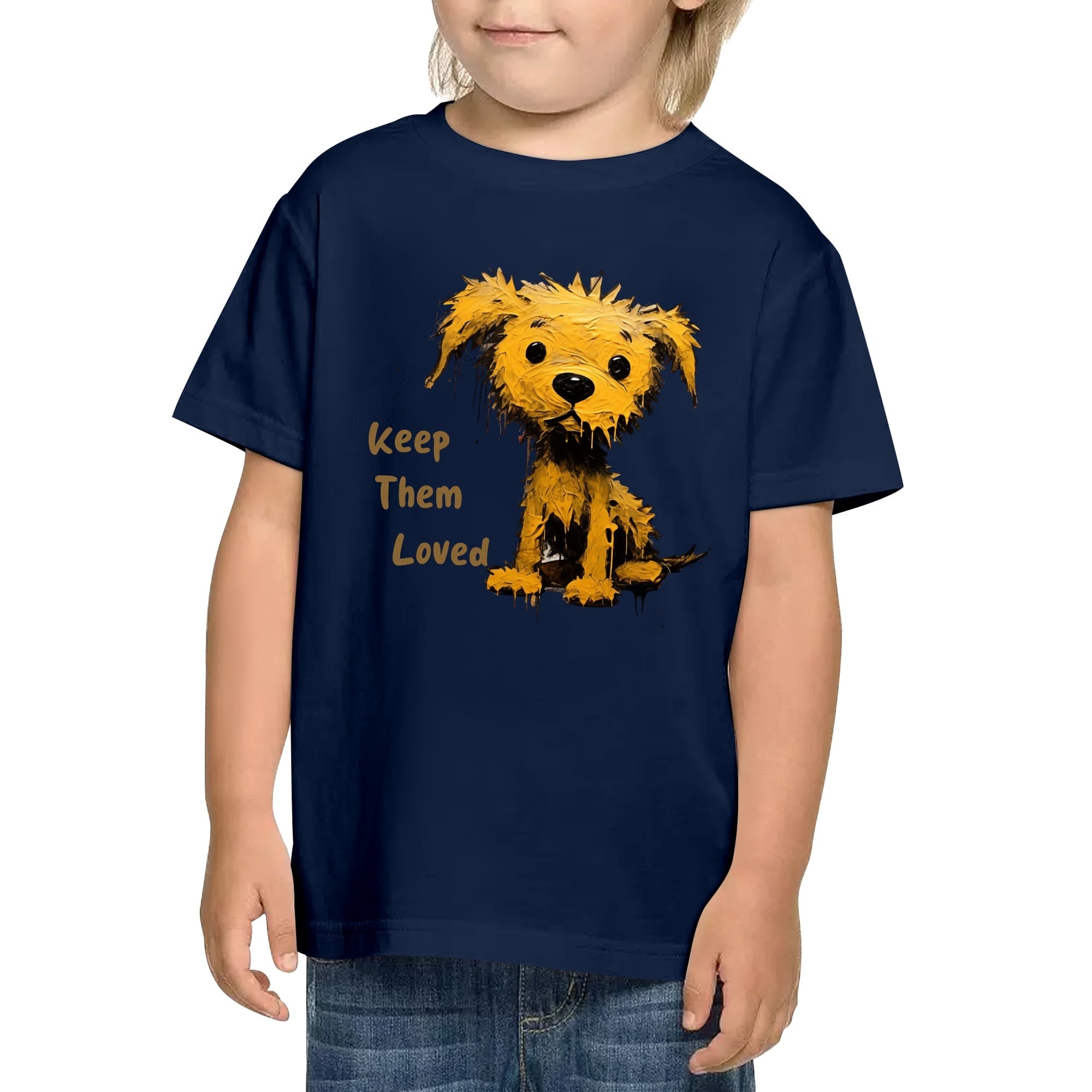 Kids Cotton Front Printing T-Shirt