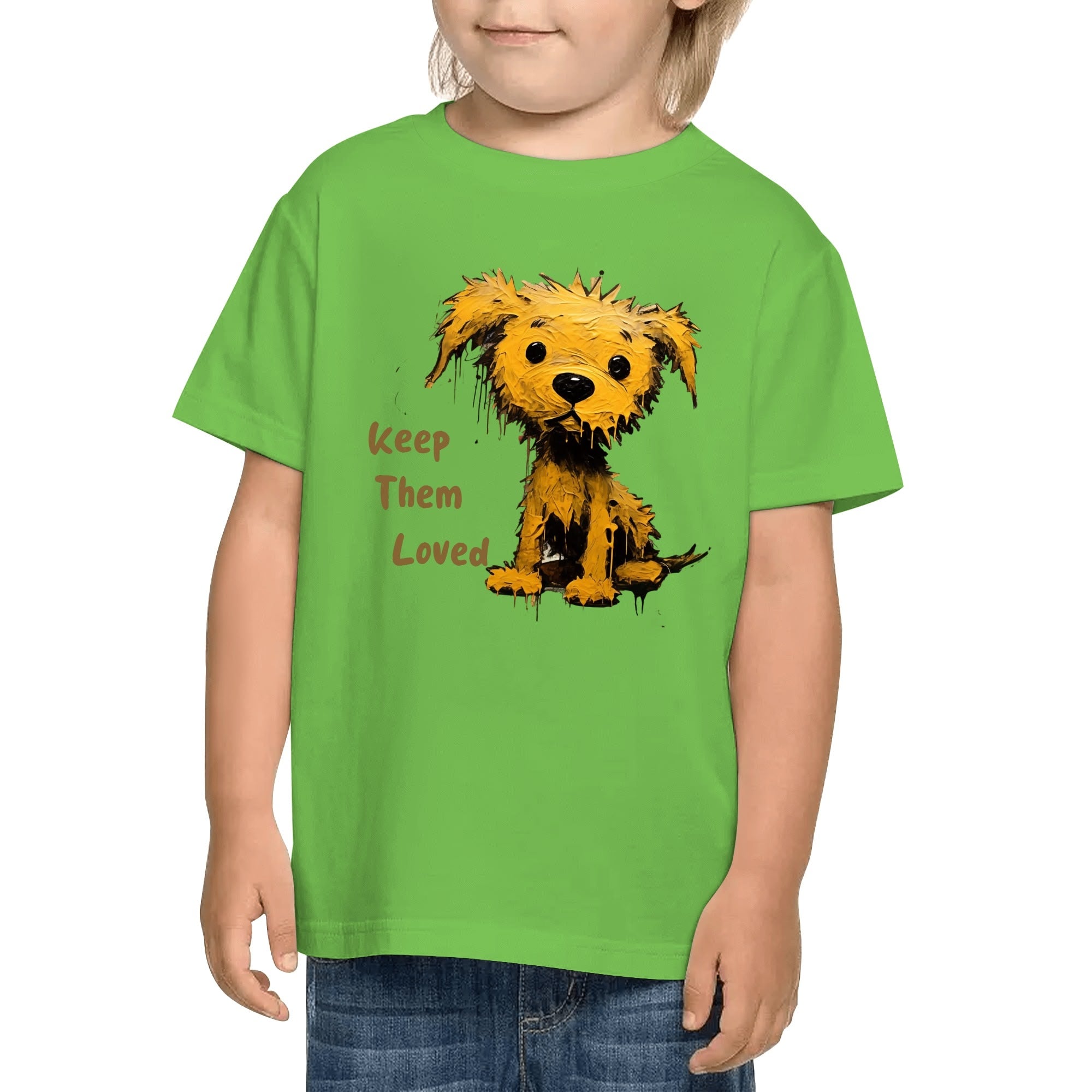 Kids Cotton Front Printing T-Shirt