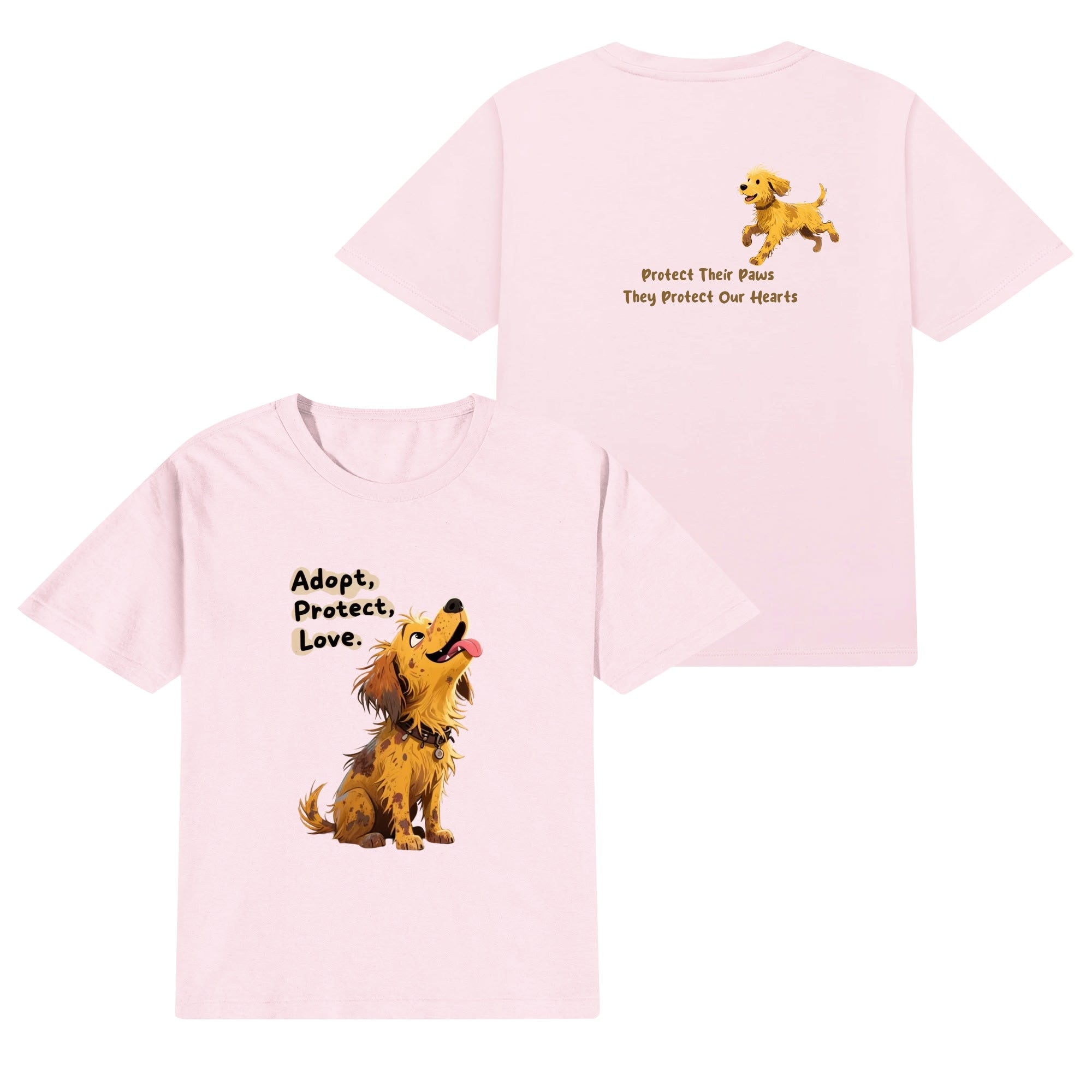 Kids Cotton Front & Back Printing T-Shirt