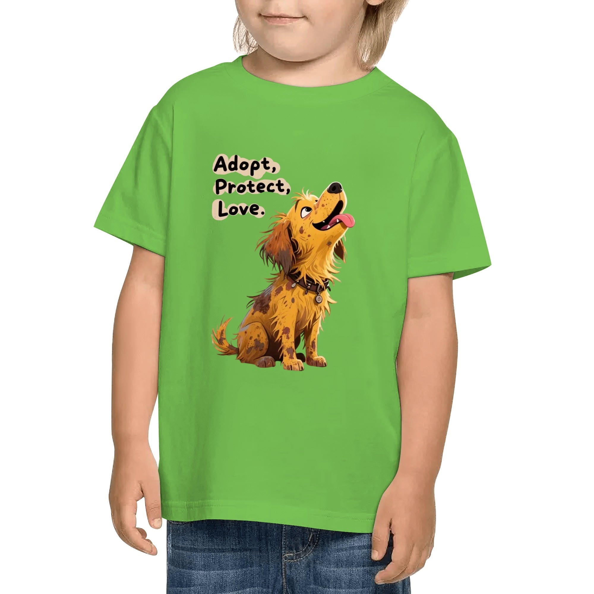 Kids Cotton Front & Back Printing T-Shirt