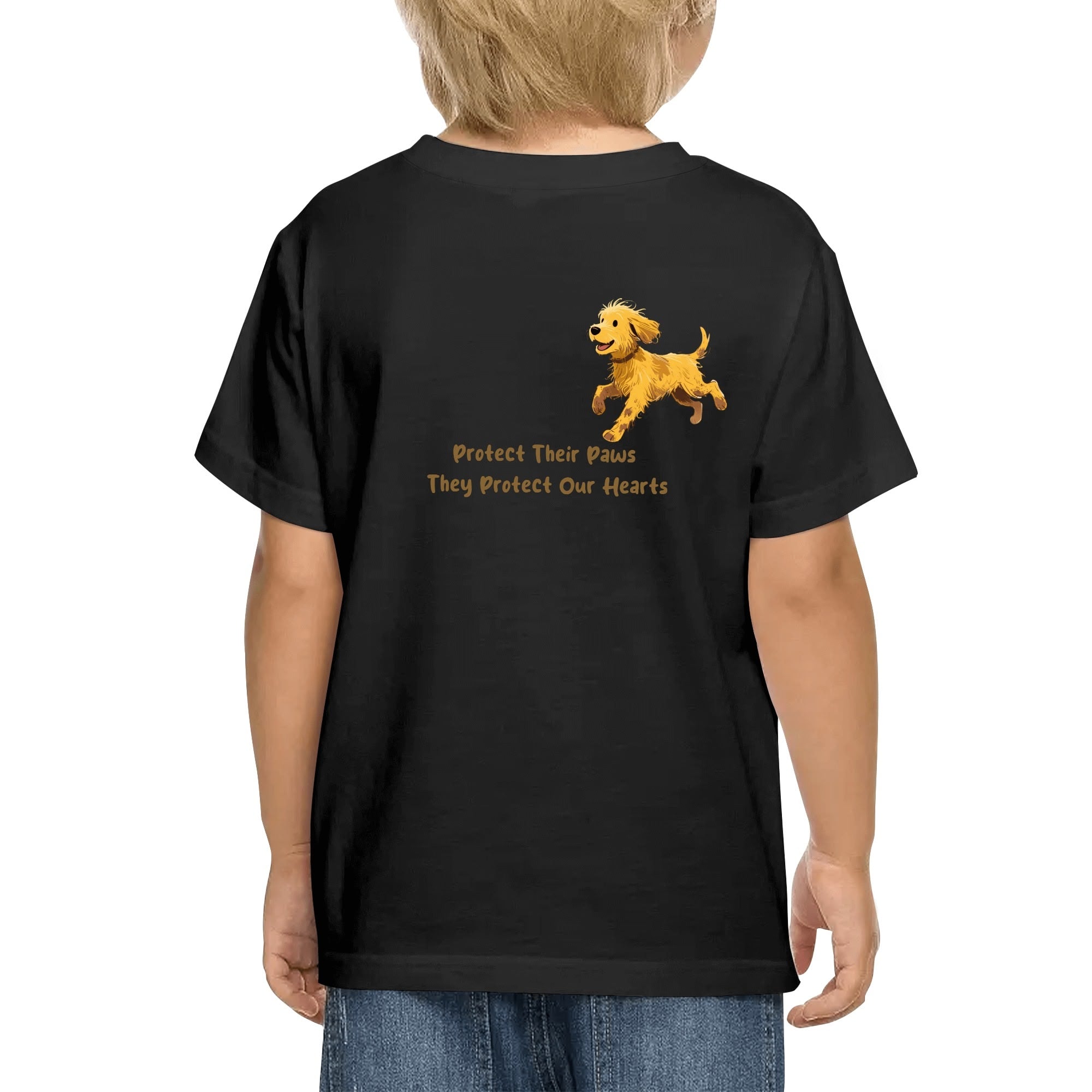 Kids Cotton Front & Back Printing T-Shirt