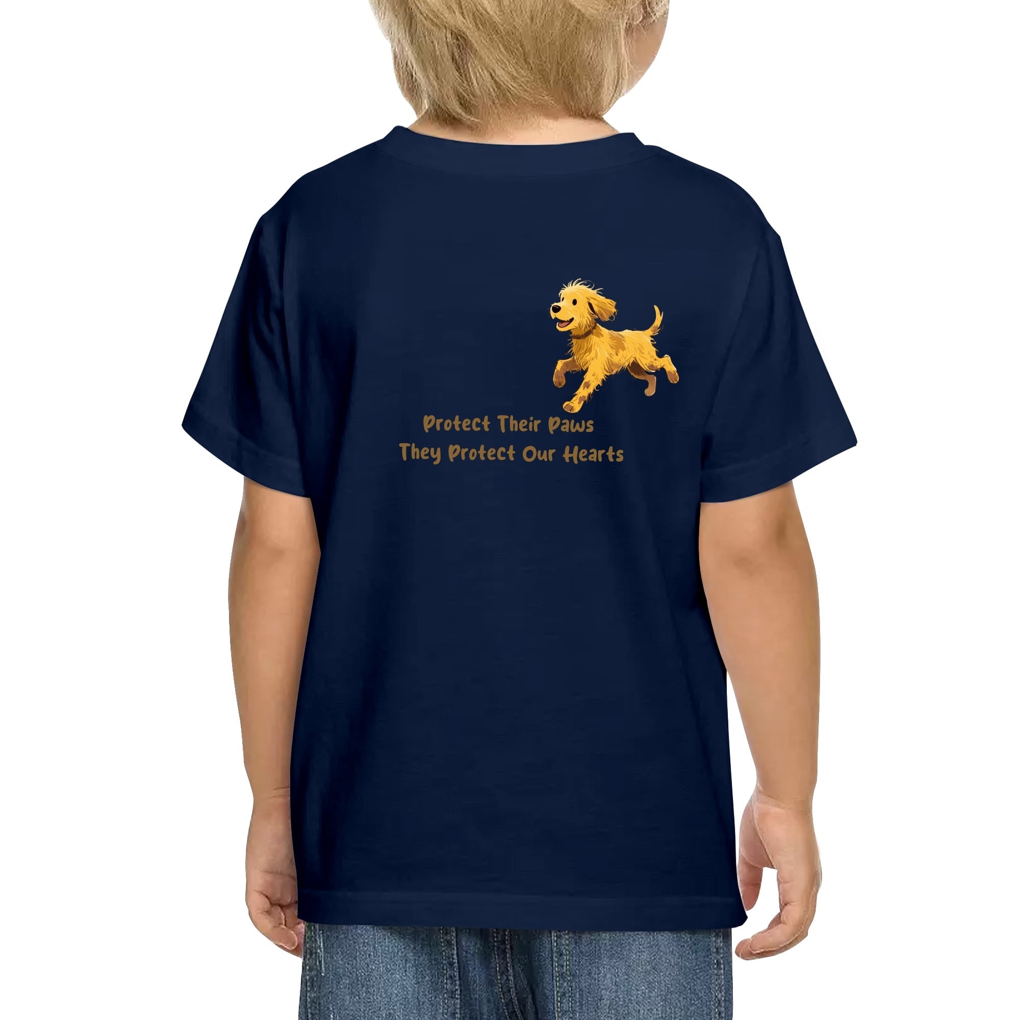 Kids Cotton Front & Back Printing T-Shirt