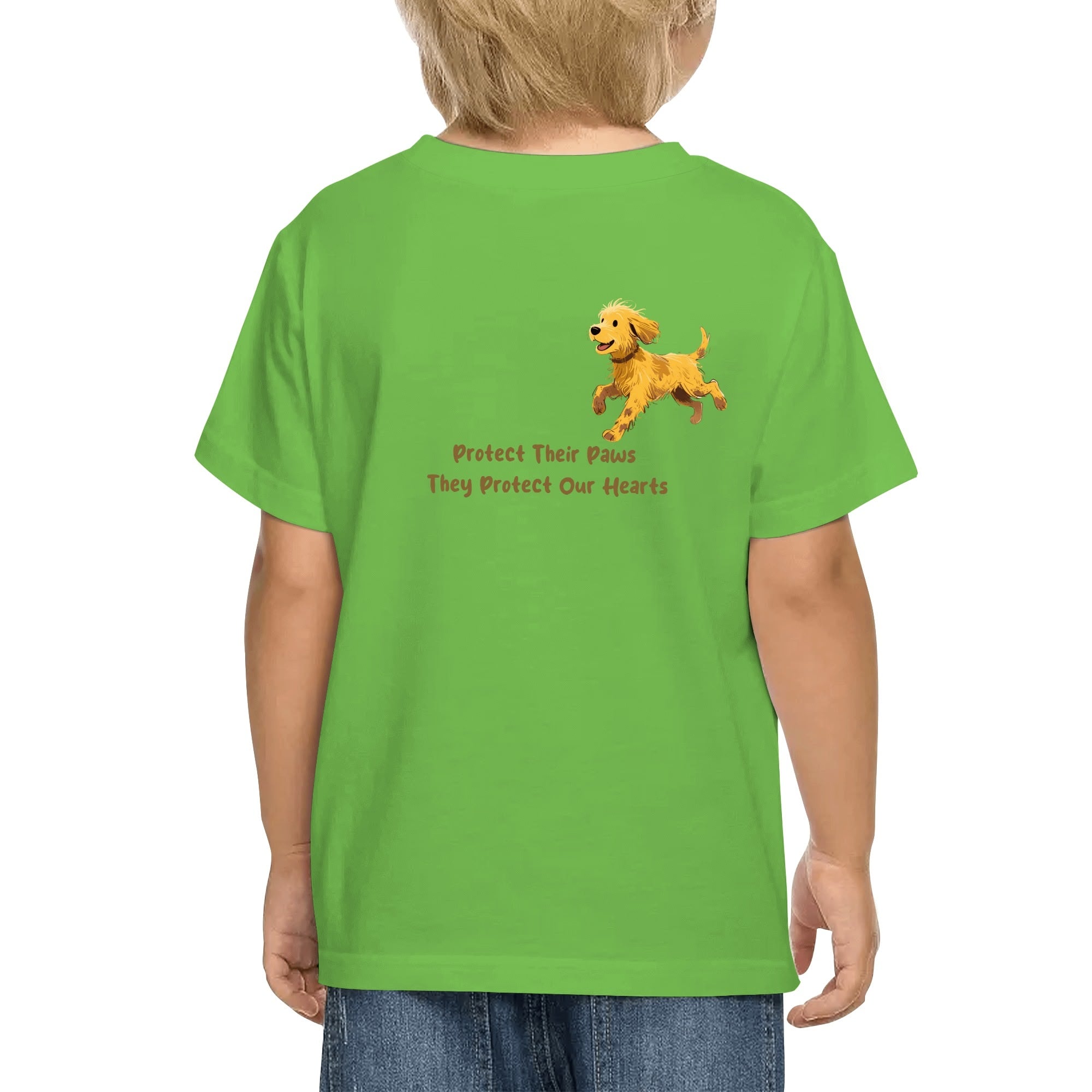Kids Cotton Front & Back Printing T-Shirt