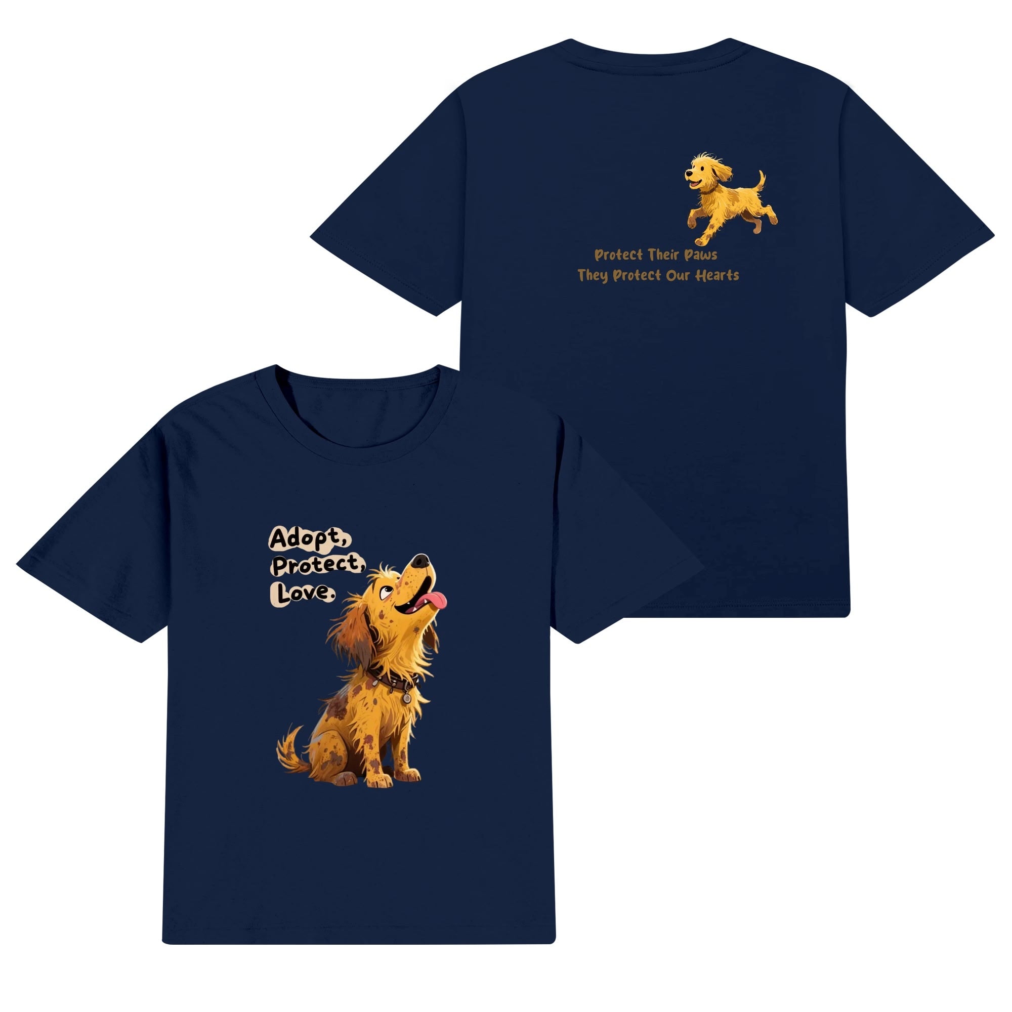 Kids Cotton Front & Back Printing T-Shirt