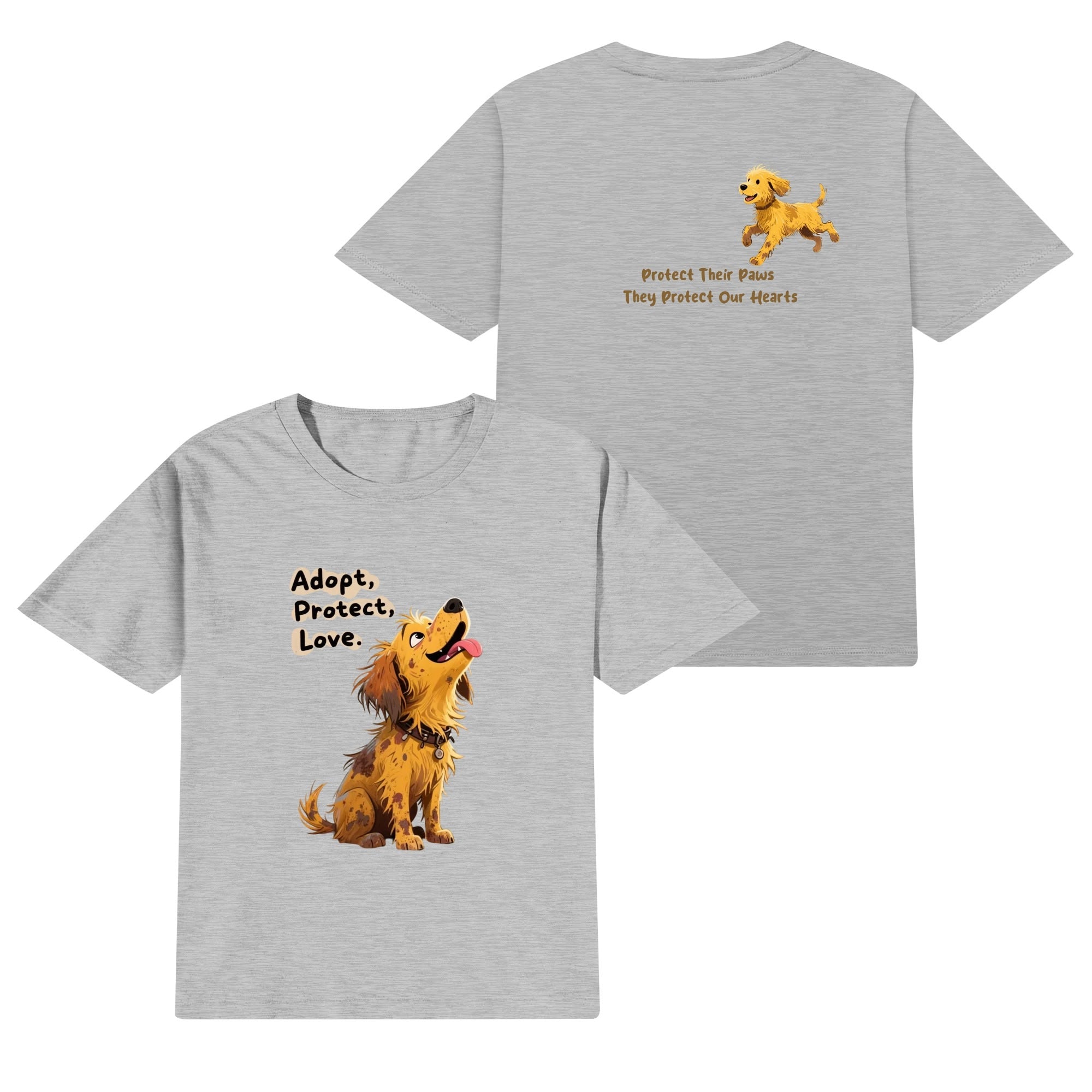 Kids Cotton Front & Back Printing T-Shirt