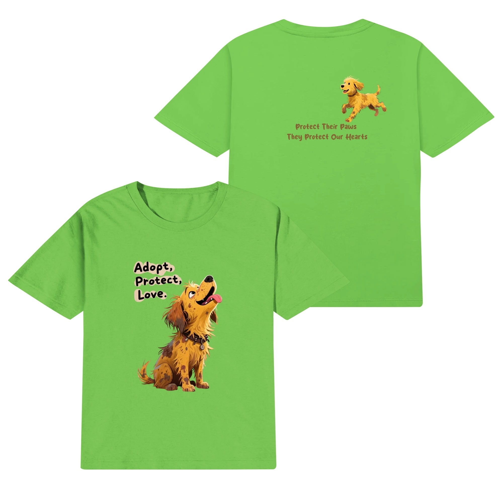 Kids Cotton Front & Back Printing T-Shirt