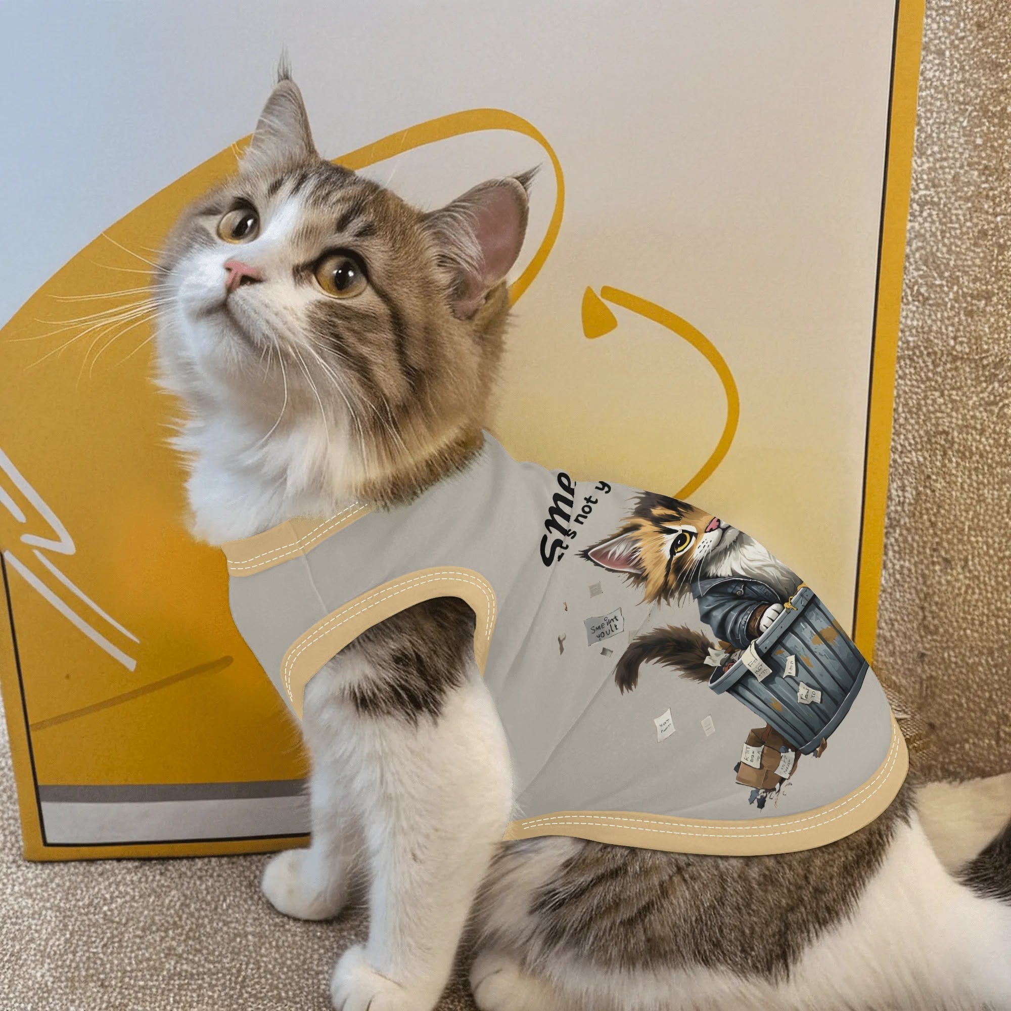 POD Full Print Pet Shirt Clothing for Small Medium Dogs Cats