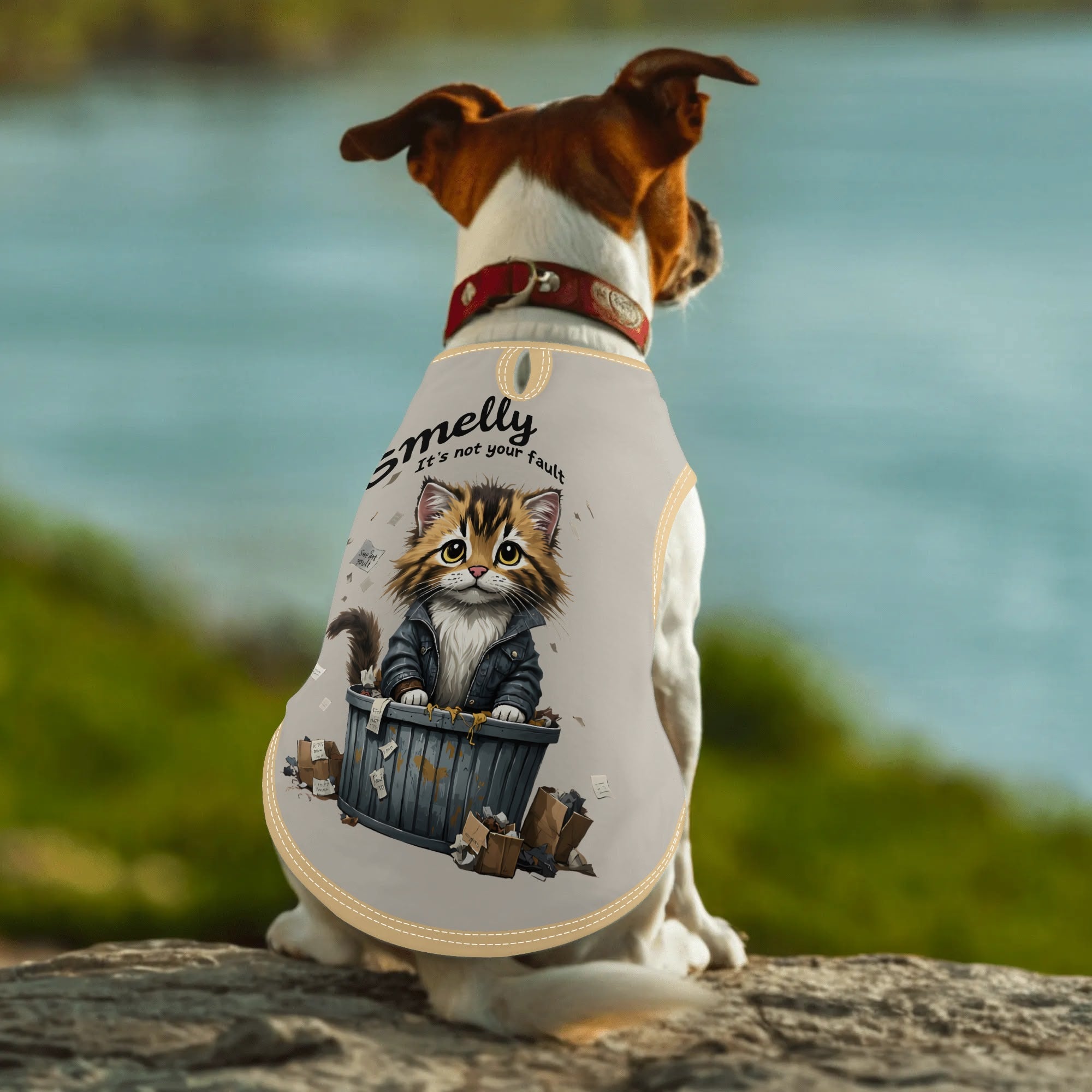 POD Full Print Pet Shirt Clothing for Small Medium Dogs Cats