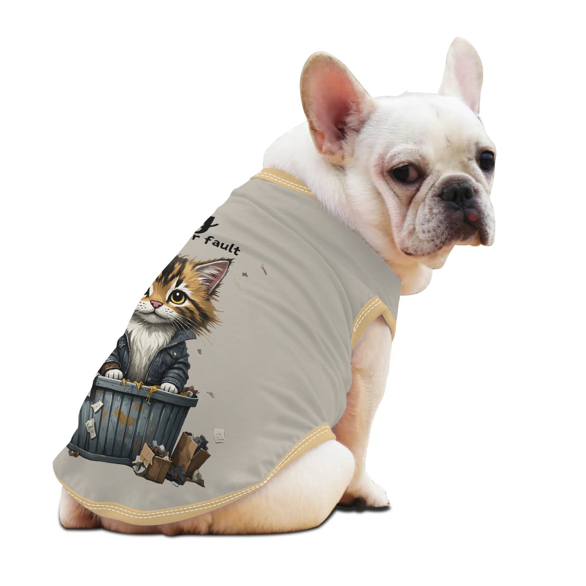 POD Full Print Pet Shirt Clothing for Small Medium Dogs Cats