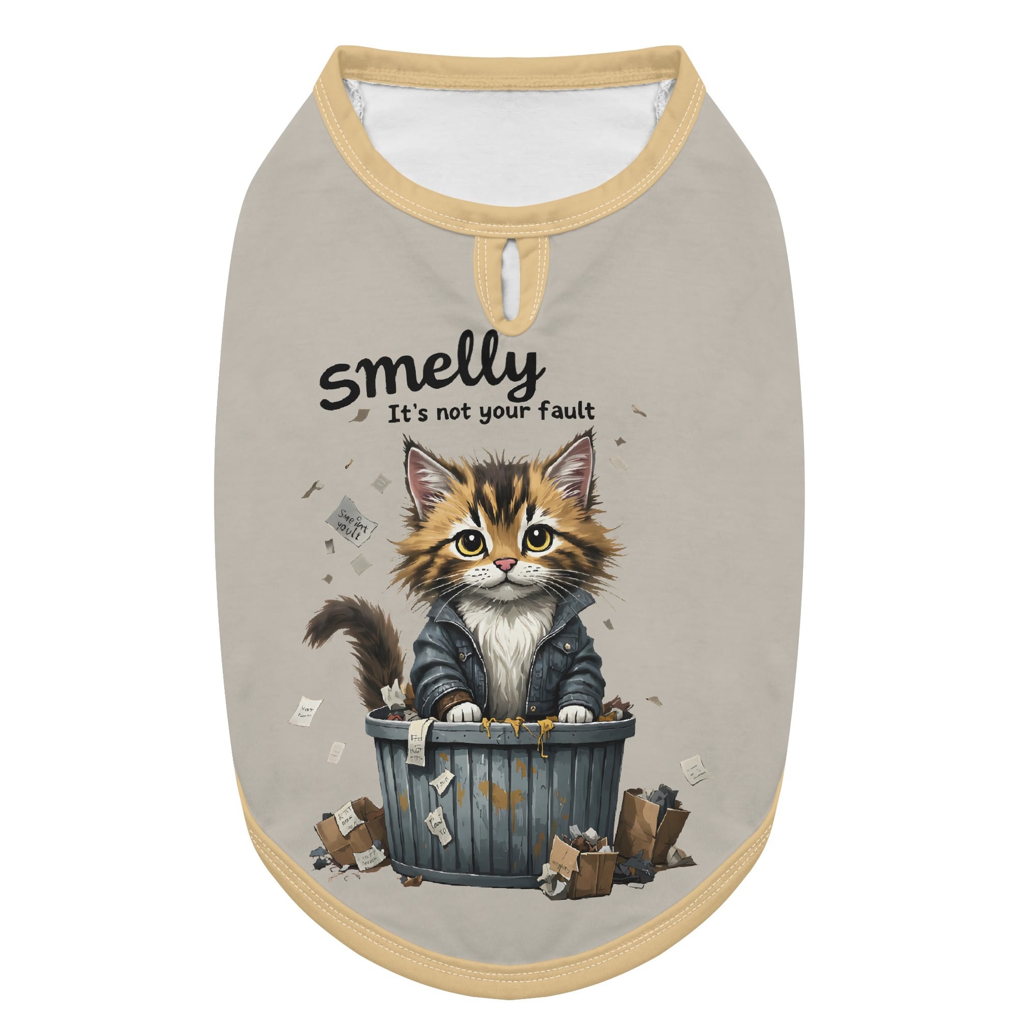 POD Full Print Pet Shirt Clothing for Small Medium Dogs Cats