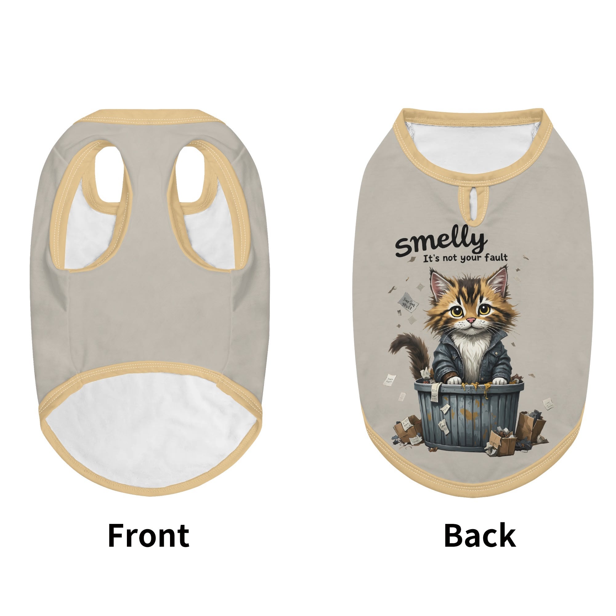 POD Full Print Pet Shirt Clothing for Small Medium Dogs Cats