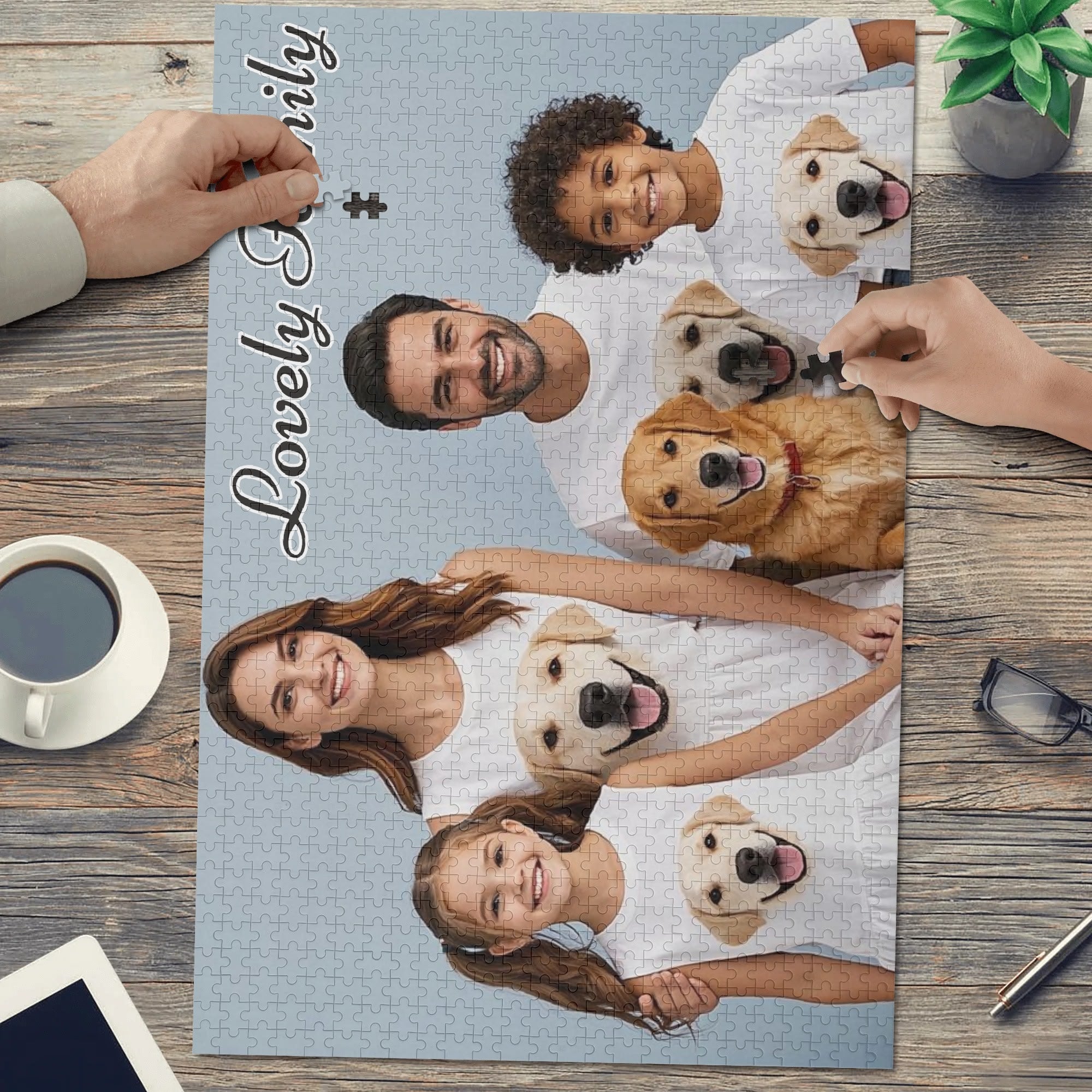 Custom Wooden Photo Puzzle – Premium Personalized Gift (1000 pcs)