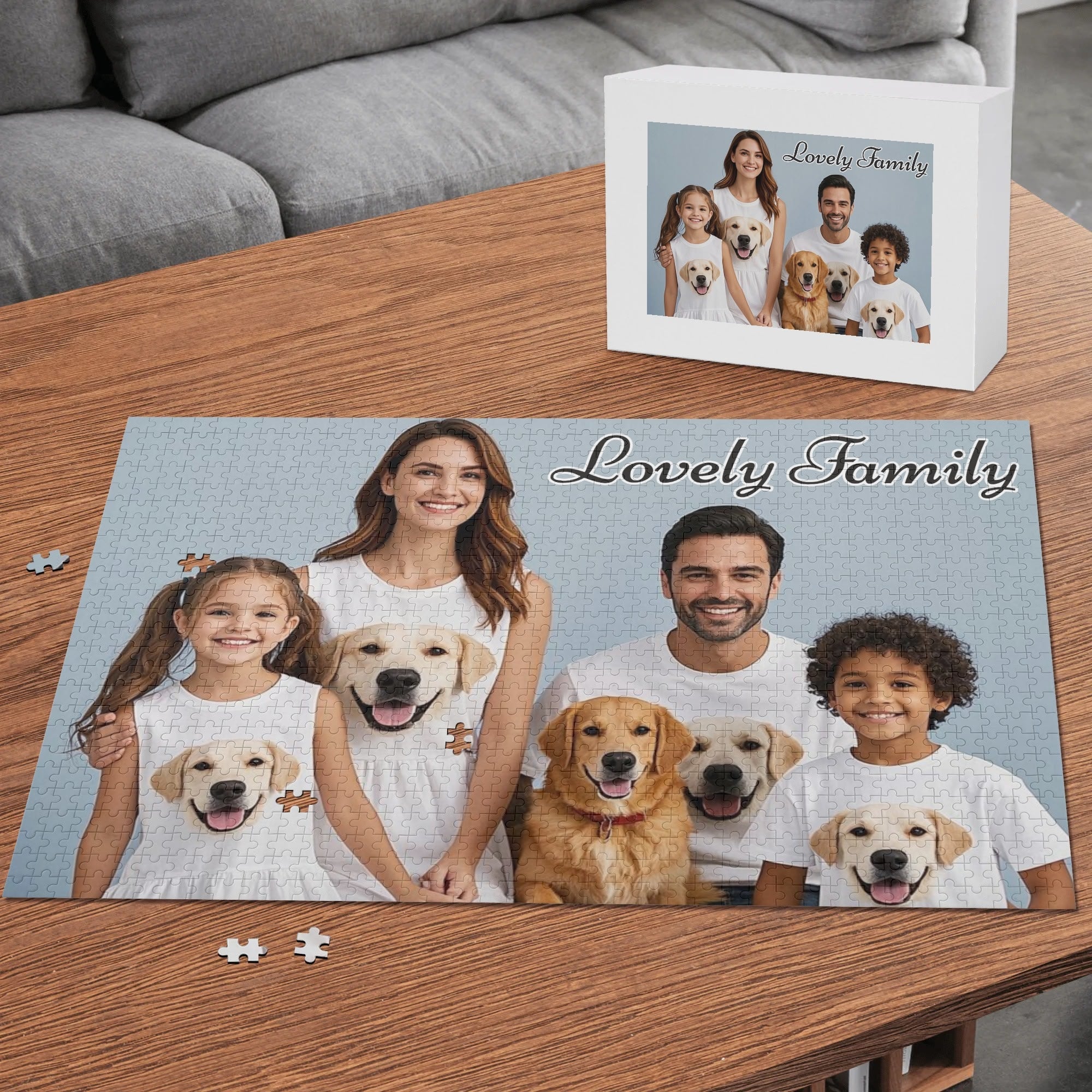 Custom Wooden Photo Puzzle – Premium Personalized Gift (1000 pcs)