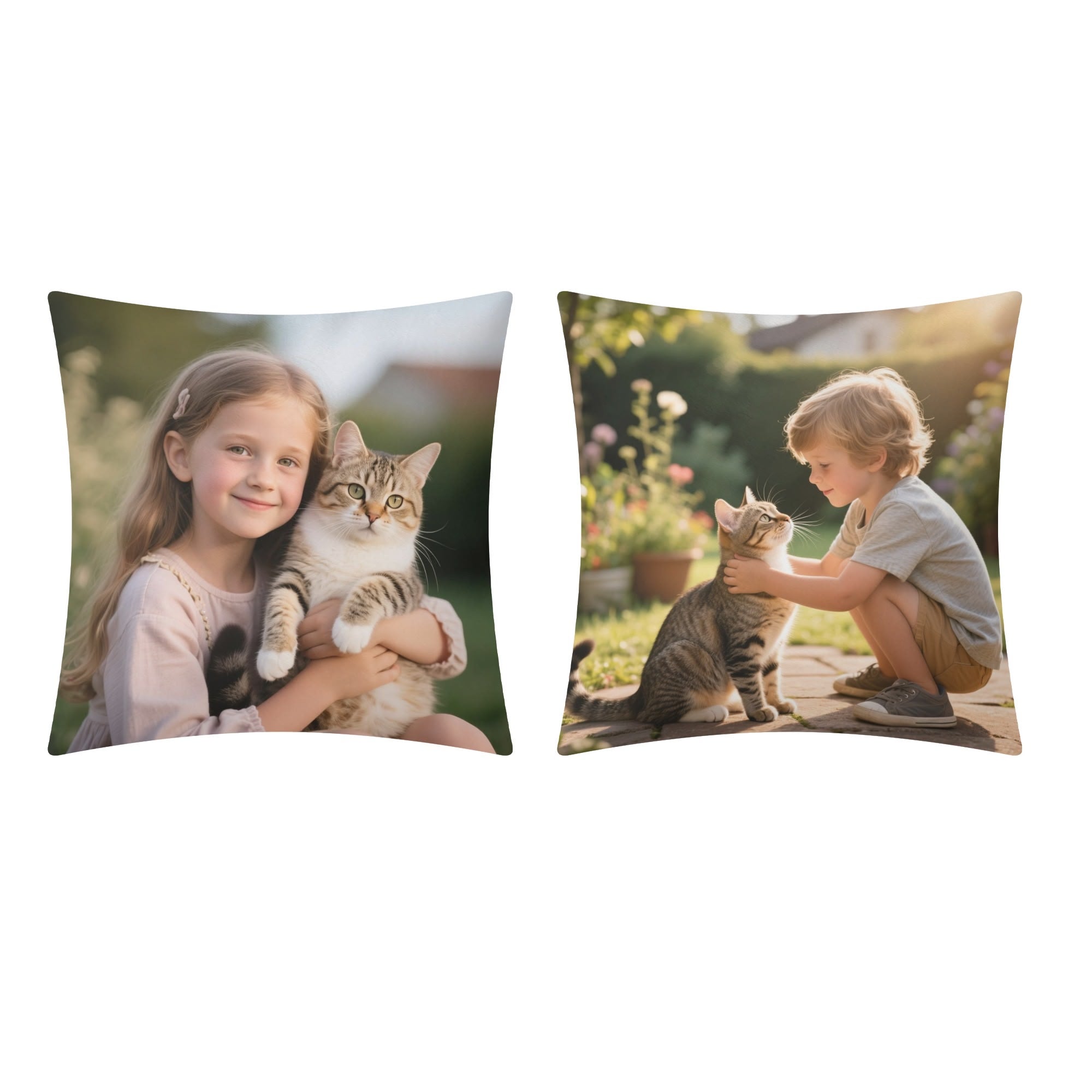 Custom Photo Cushion Cover(2-pack) – Personalize Your Comfort!