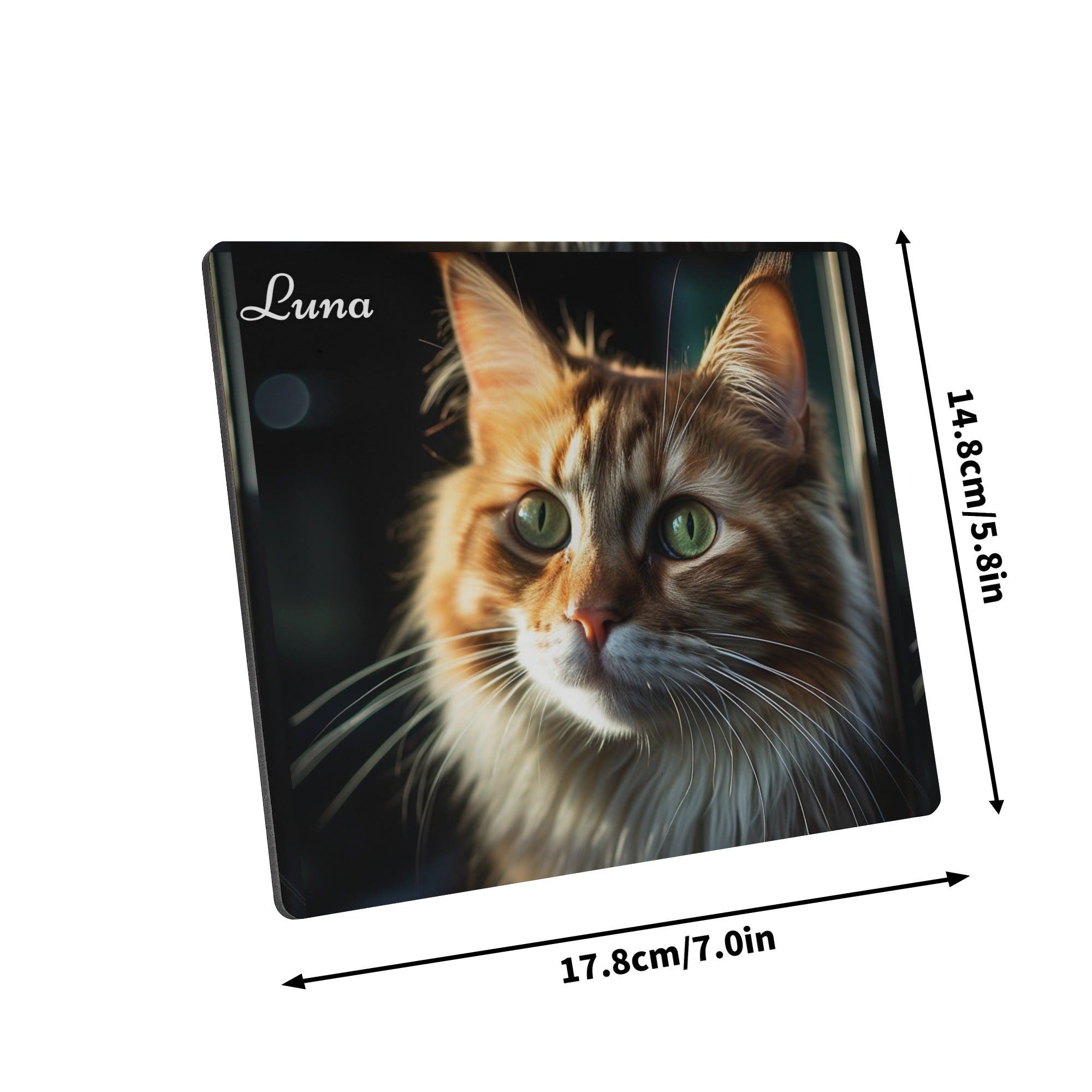 Personalized Wooden Photo Frame – A Touch of Heart in Every Detail(Horizontal)