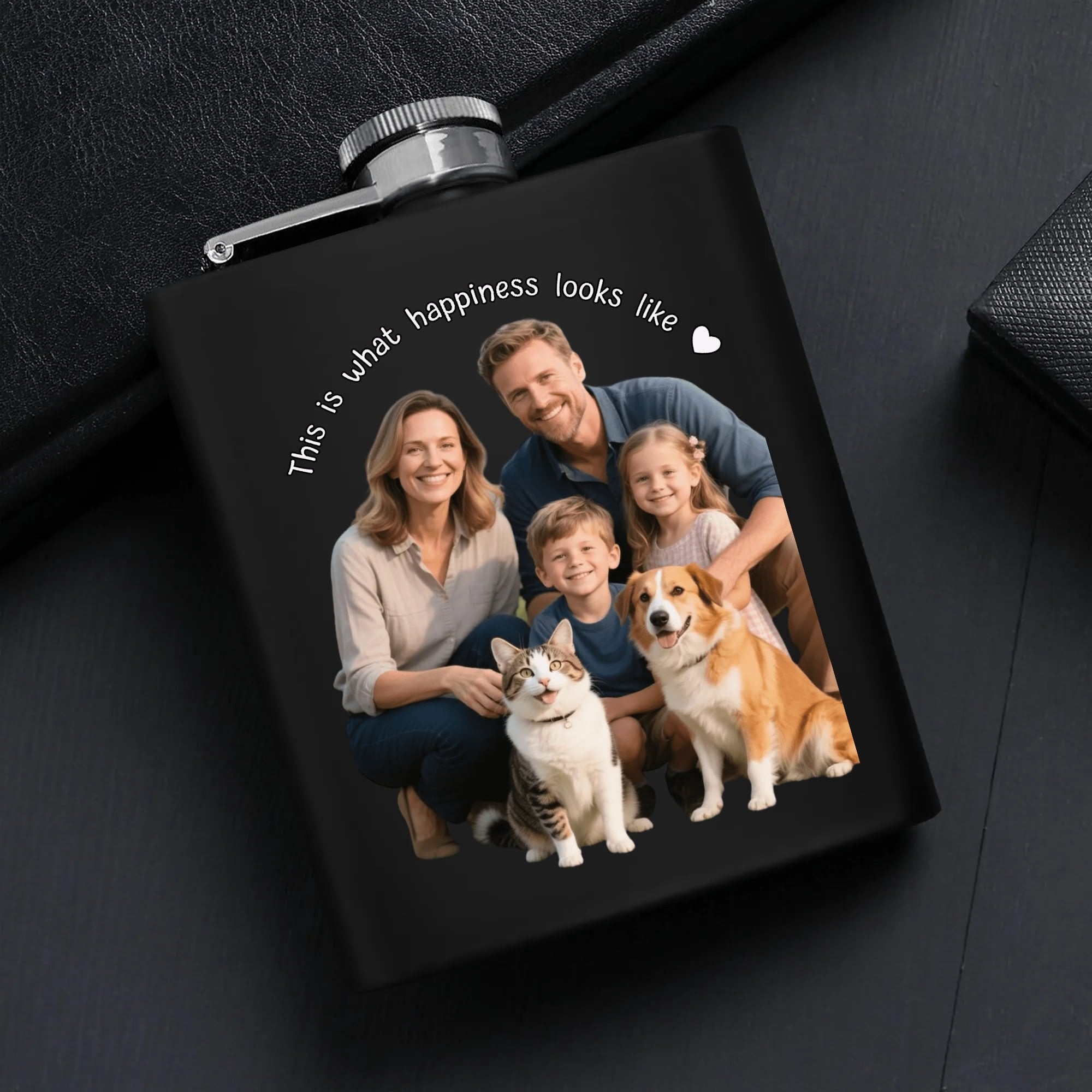 Premium 7oz Stainless Steel Hip Flask Gift Set – Personalized&Stylish