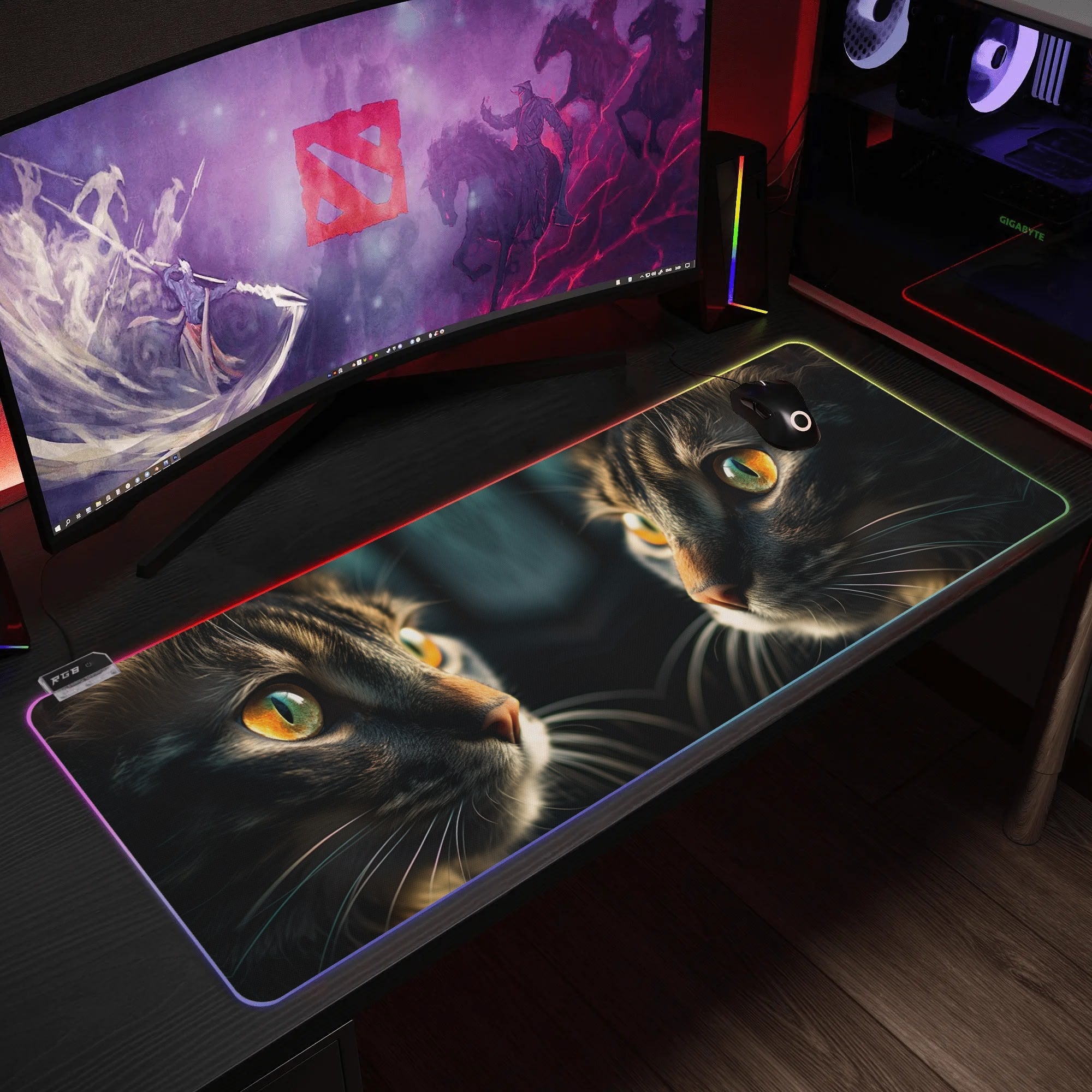 Glow & Game: Custom LED Desk Pad with RGB Edge Lighting – Your Battle Station's Missing Masterpiece
