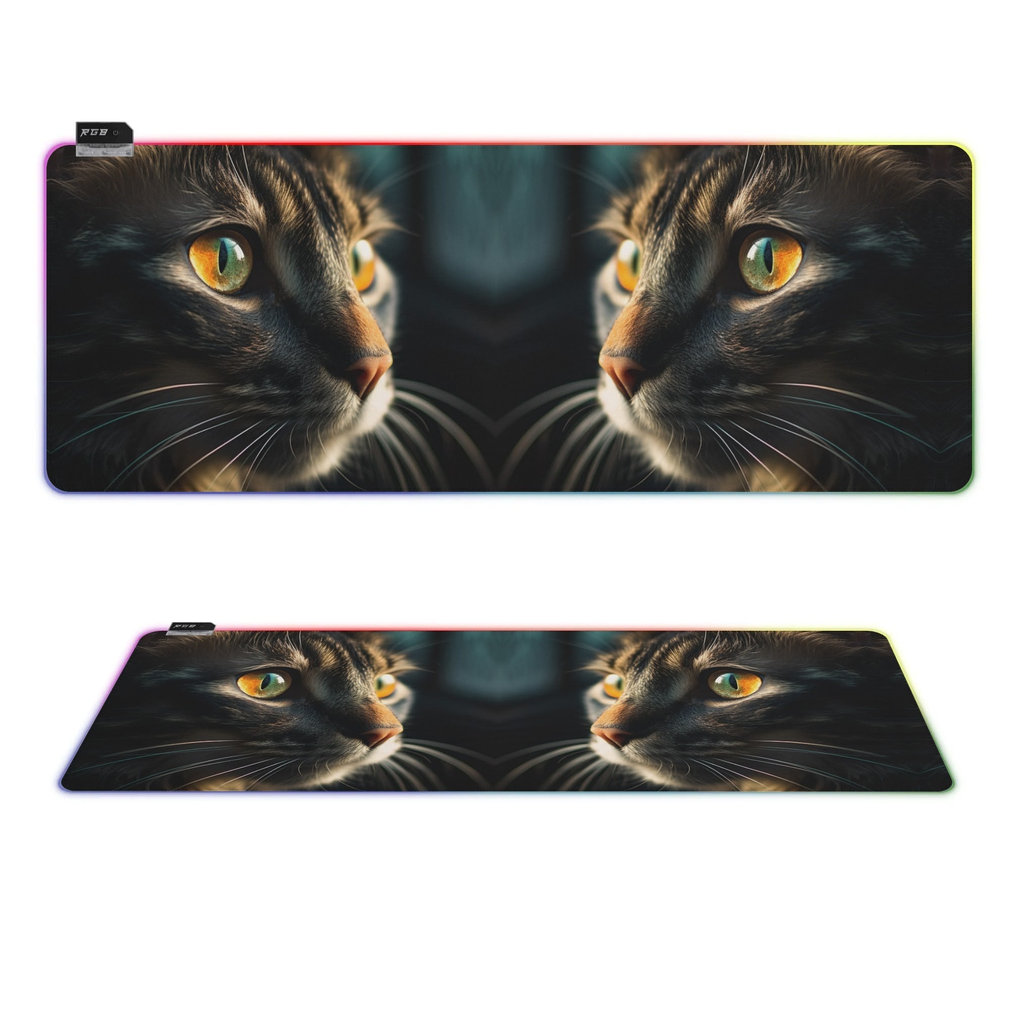 Glow & Game: Custom LED Desk Pad with RGB Edge Lighting – Your Battle Station's Missing Masterpiece