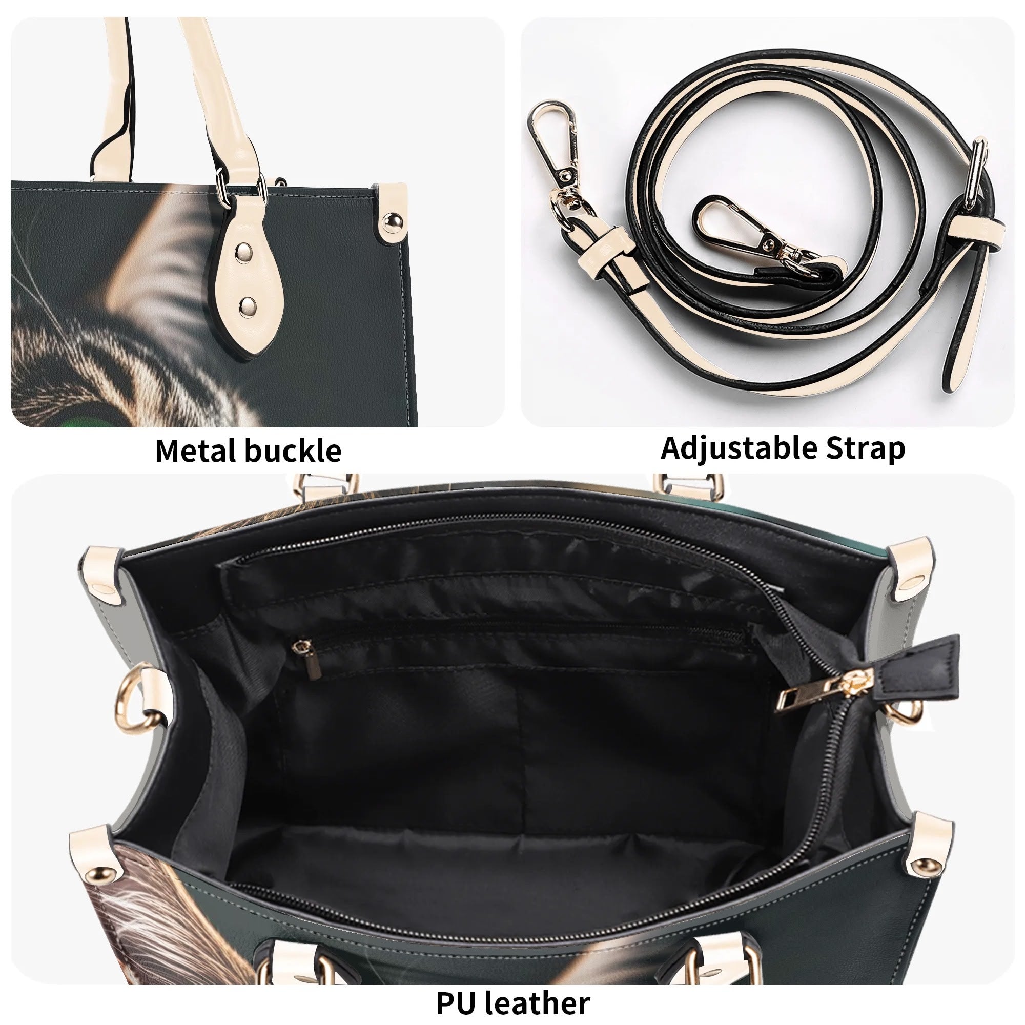 Chic & Personalized Leather Handbag – Elegance Meets Everyday Function