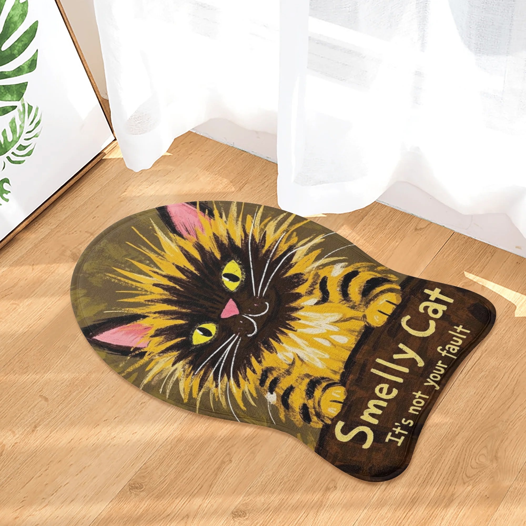 Personalized Pet Rug - Custom Photo Design, Non-Slip & Washable Polyester Mat