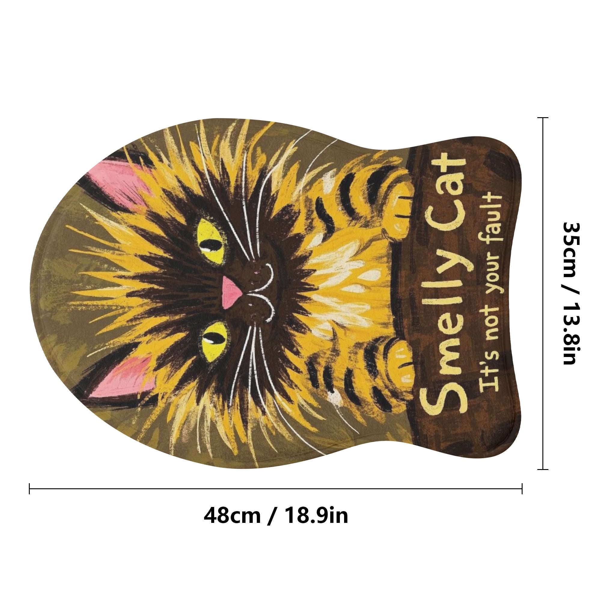 Personalized Pet Rug - Custom Photo Design, Non-Slip & Washable Polyester Mat
