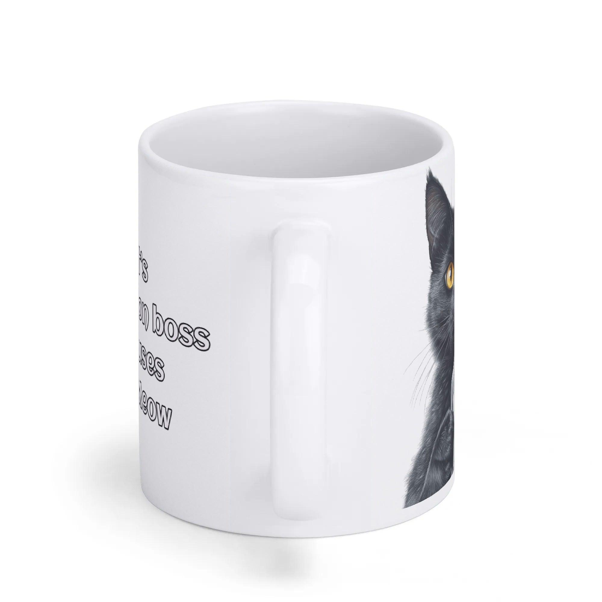 Classic White Ceramic Mug – Elegant, Durable & Perfect for Personalized Designs (11oz)