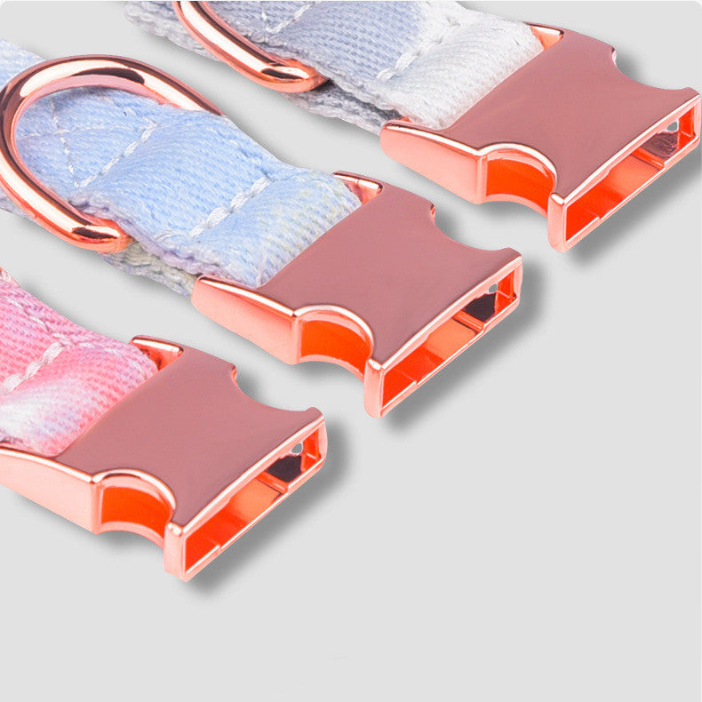 Floral Bow Pet Collar – Elegant, Adjustable & Custom Pet Name
