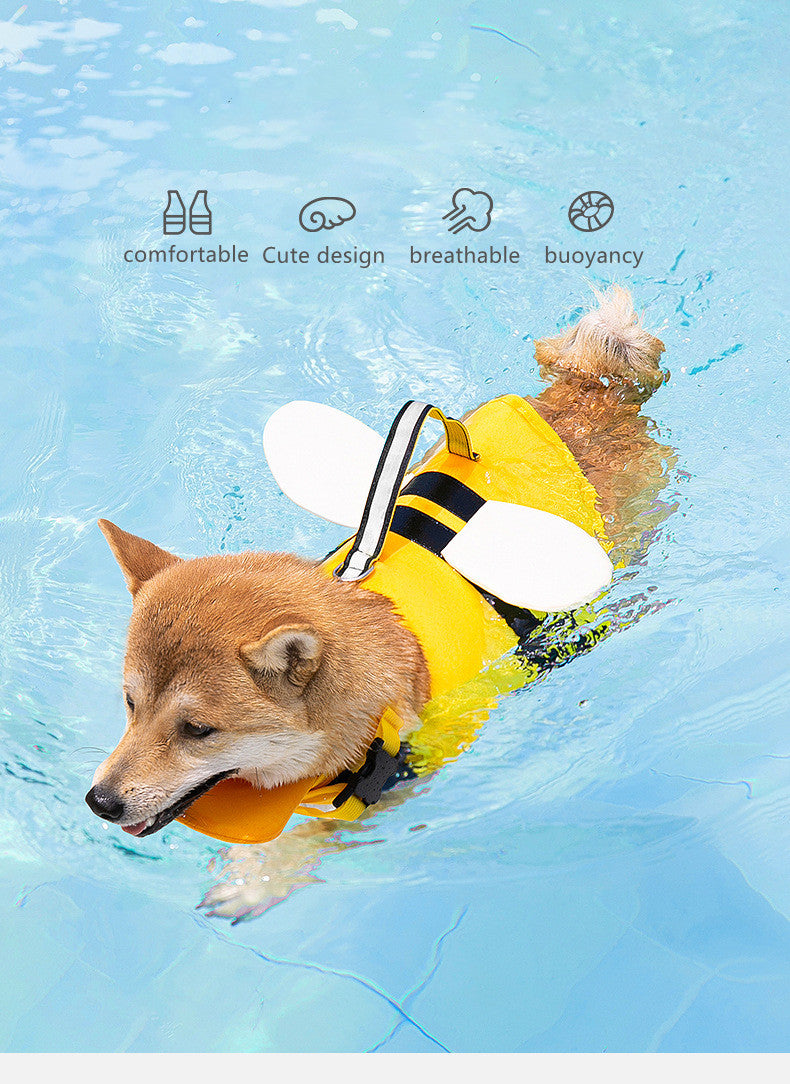 Ultimate Bee Shape Safety&Style- Premium Dog Life Jacket