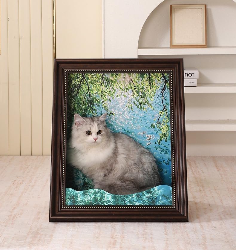 Creative Oil Painting Cat Bed | Dual-Function Scratcher (Iris)
