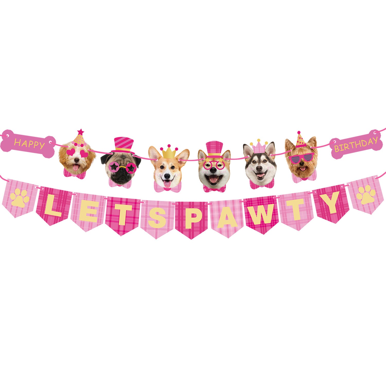 All-in-One Pet Birthday Set – Perfect Gift For Girl Dog & Cat Birthday Parties