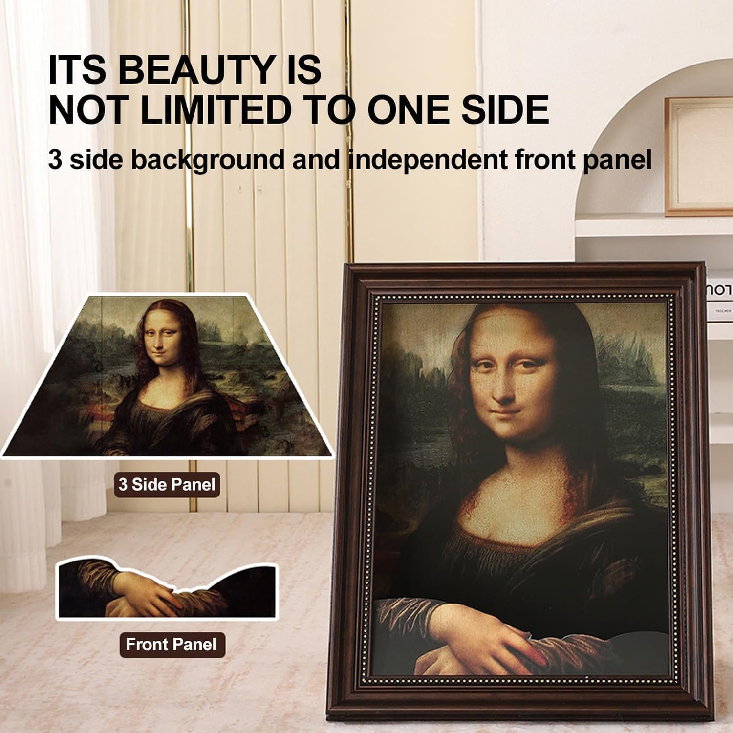 Artistic Oil Painting Cat Bed | Dual-Function Scratcher-Mona Lisa