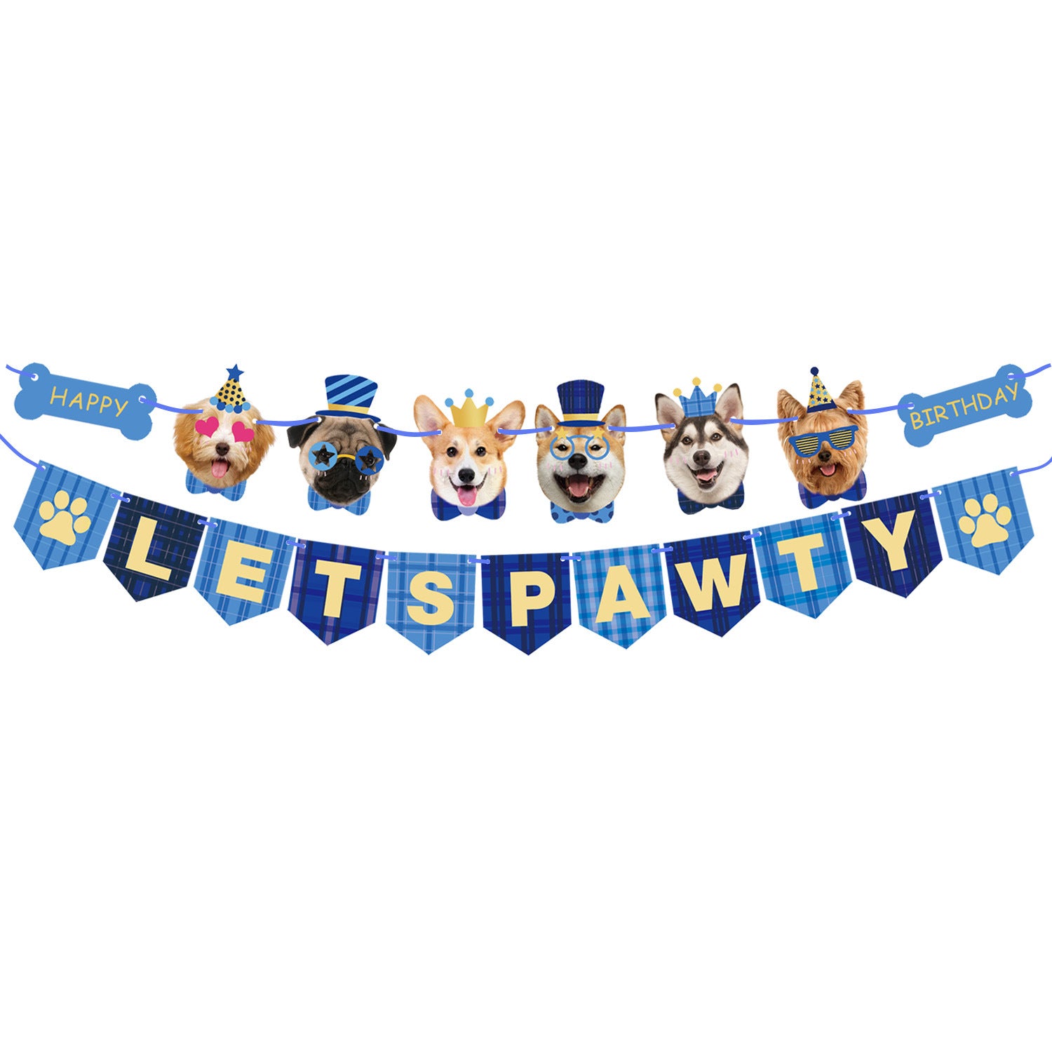 All-in-One Pet Birthday Set – Perfect Gift For Boy Dog & Cat Birthday Parties
