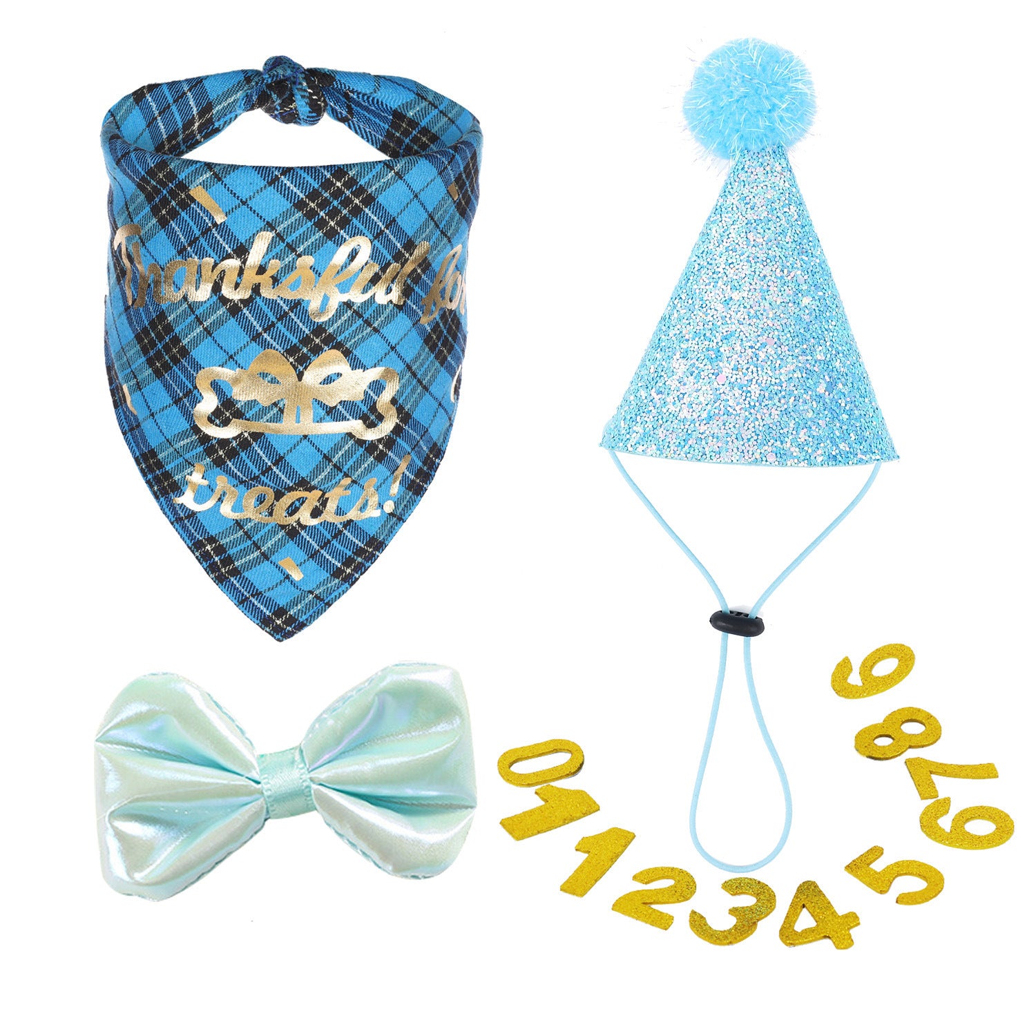 All-in-One Pet Birthday Set – Perfect Gift For Boy Dog & Cat Birthday Parties