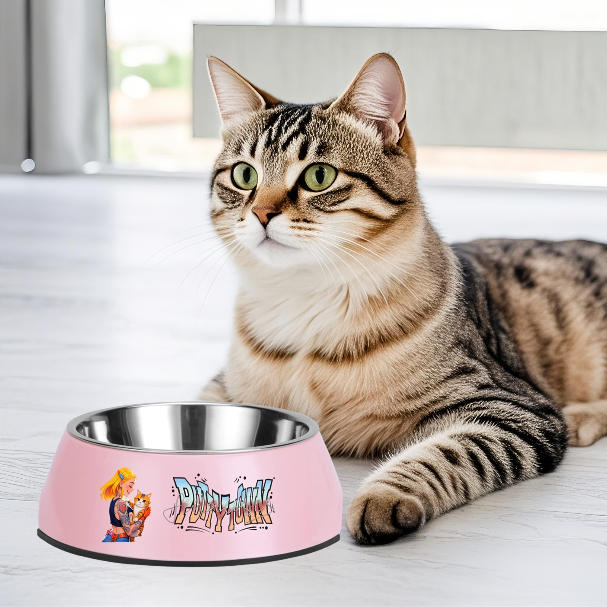 Customizable Stainless Steel Pet Bowl – Stylish&Personalized Feeding Time