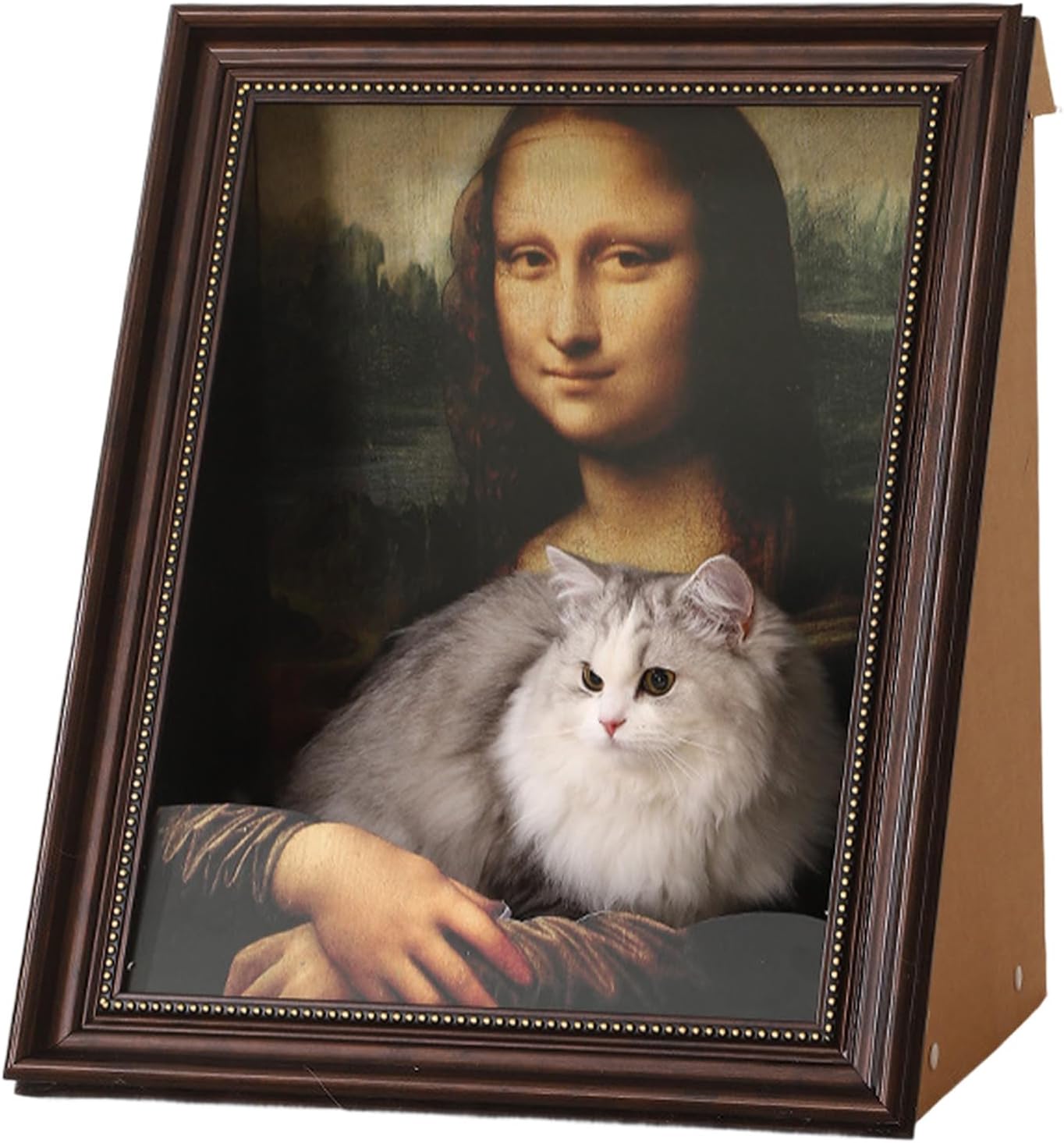 Creative Oil Painting Cat Bed | Artistic Scratcher (Lake Ripple)