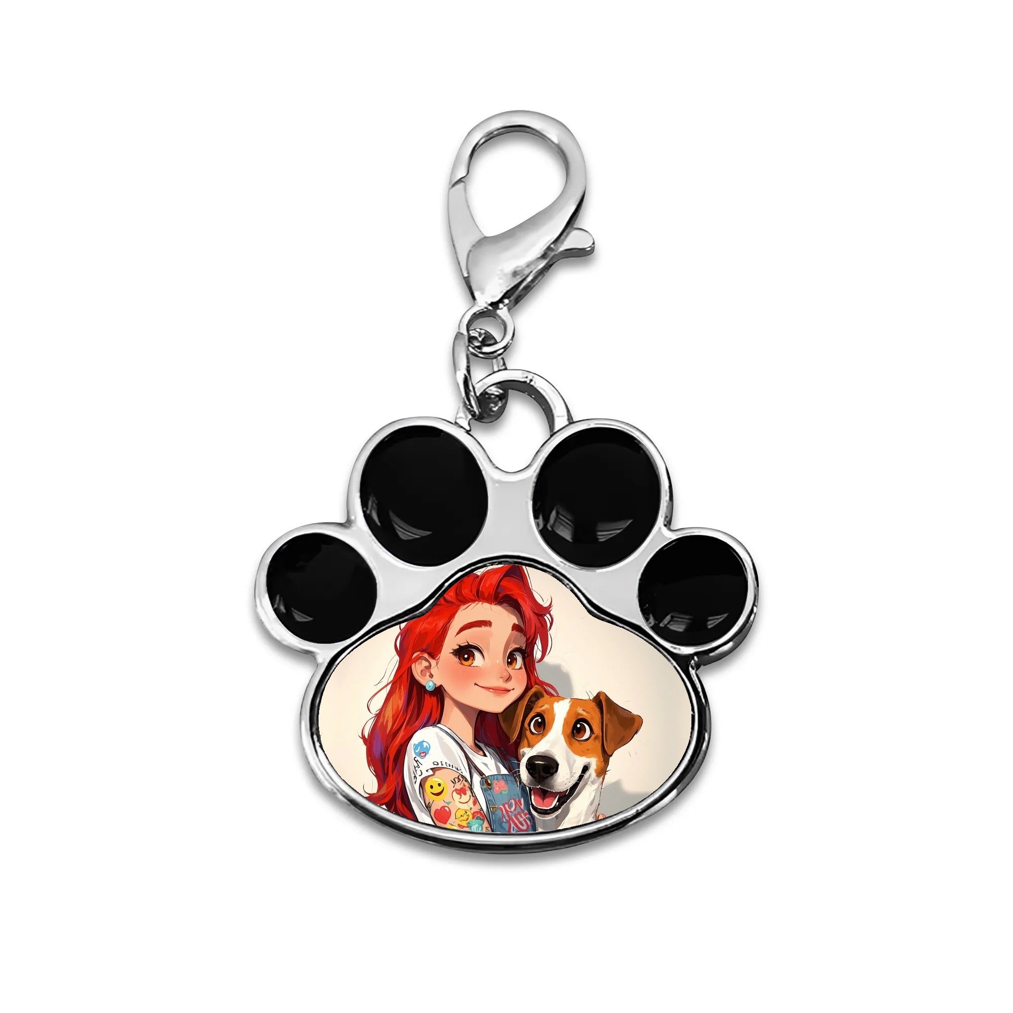 Personalized Pet Paw Pendant – Custom Photo Charm
