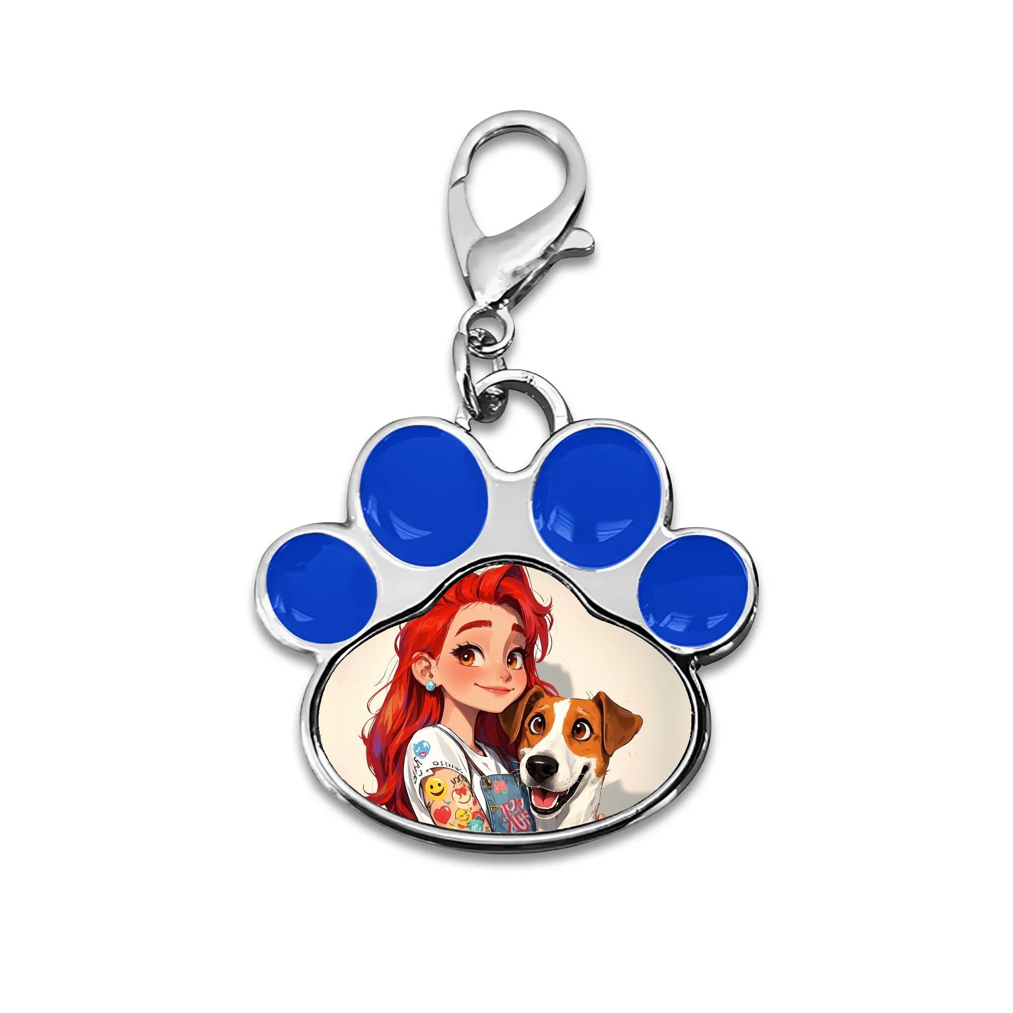 Personalized Pet Paw Pendant – Custom Photo Charm