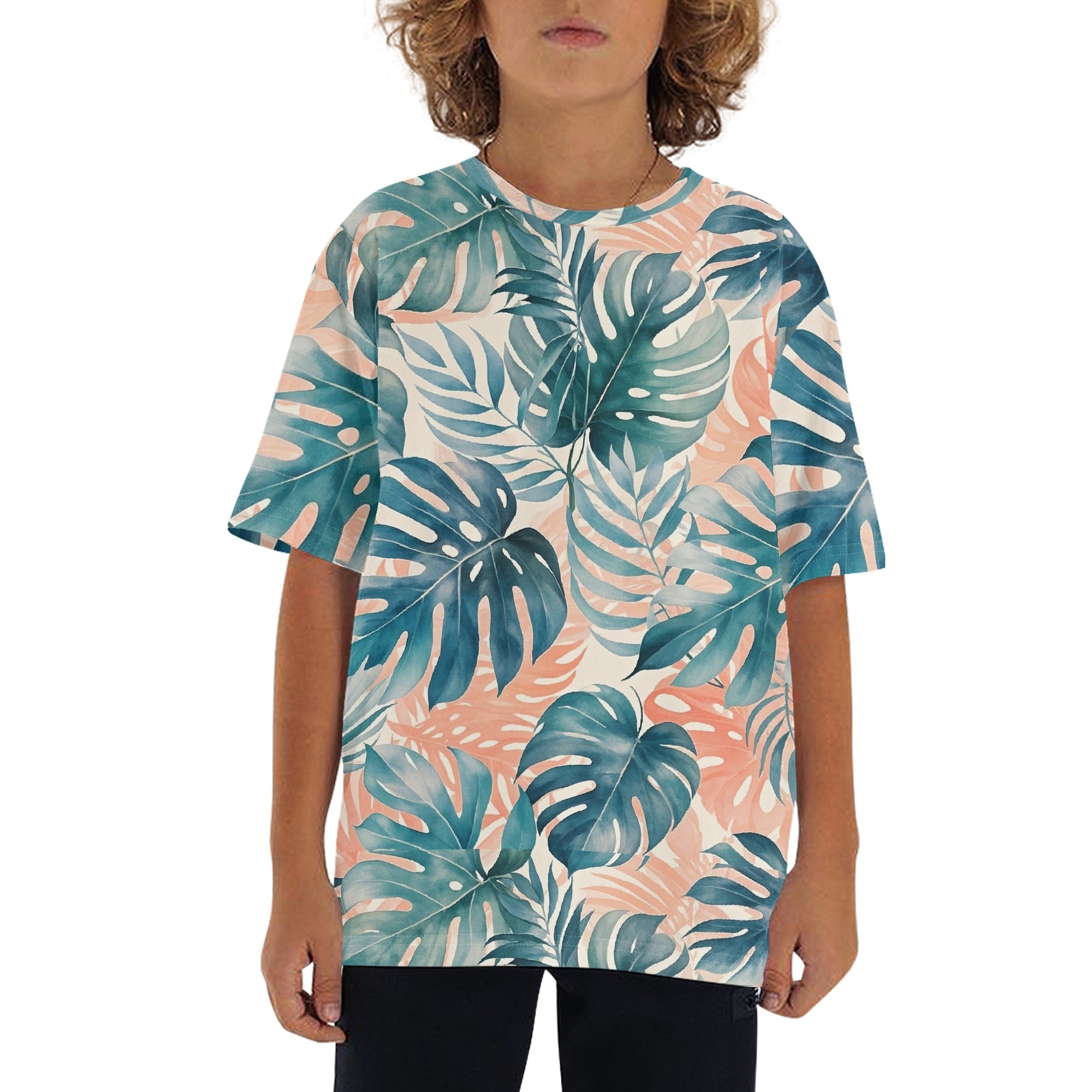Custom Kids' T-Shirt – Personalized Full-Print Design-100% Polyester