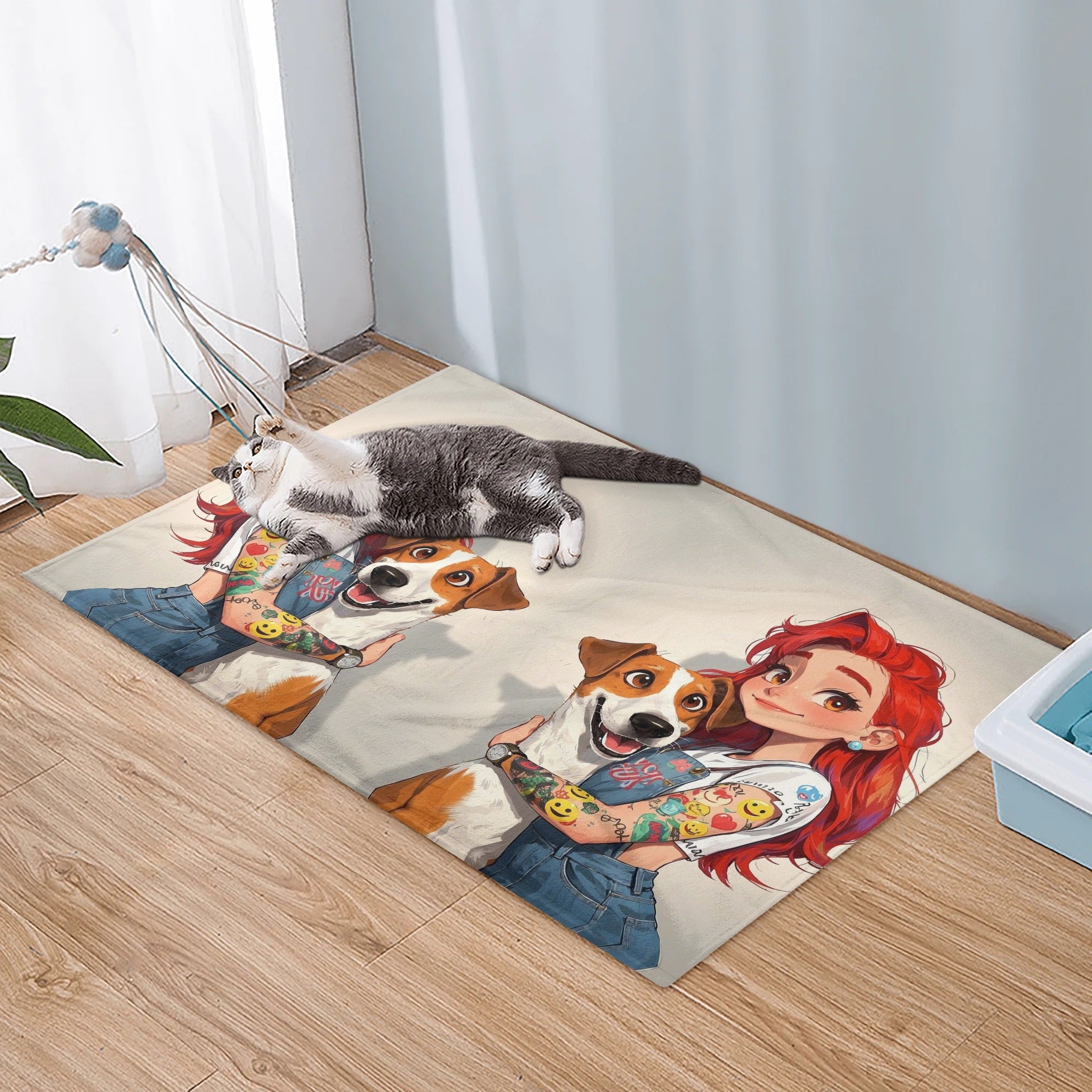Custom Pet Blanket - Personalized Photo Design, Ultra-Soft & Machine-Washable