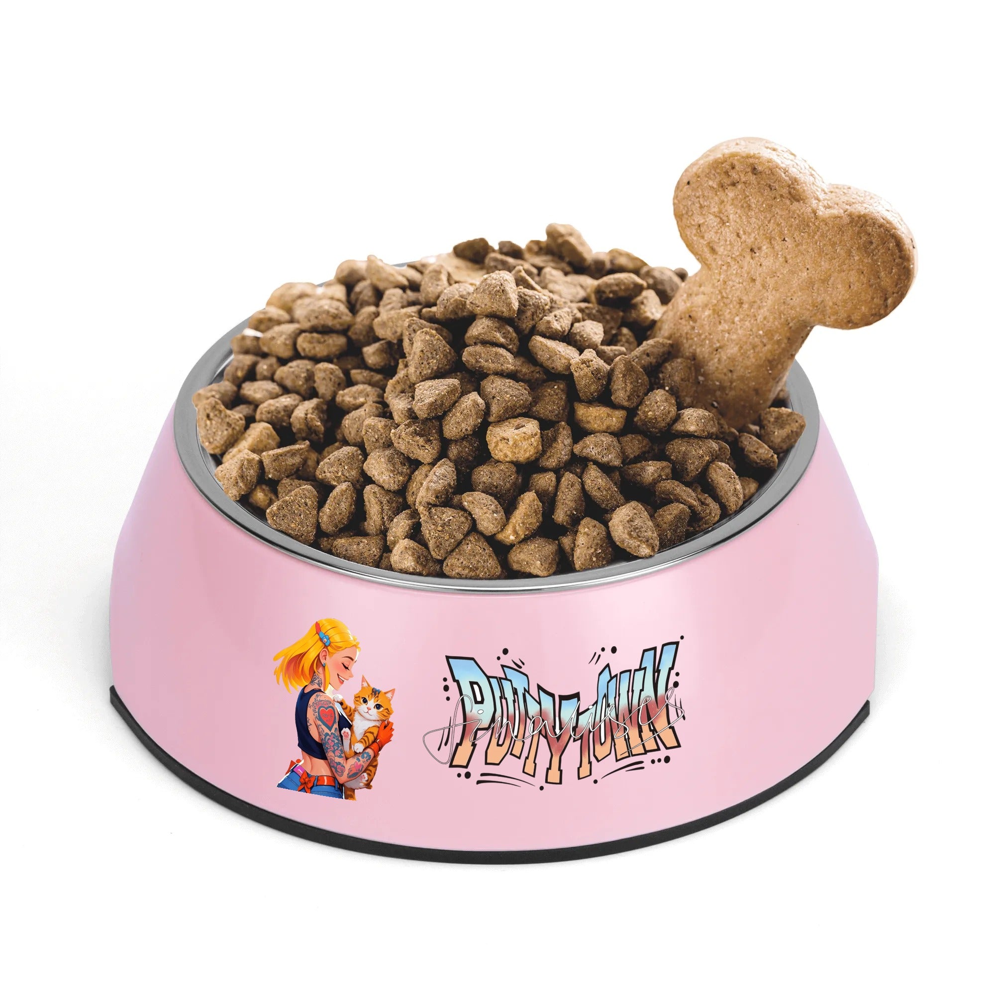 Customizable Stainless Steel Pet Bowl – Stylish&Personalized Feeding Time