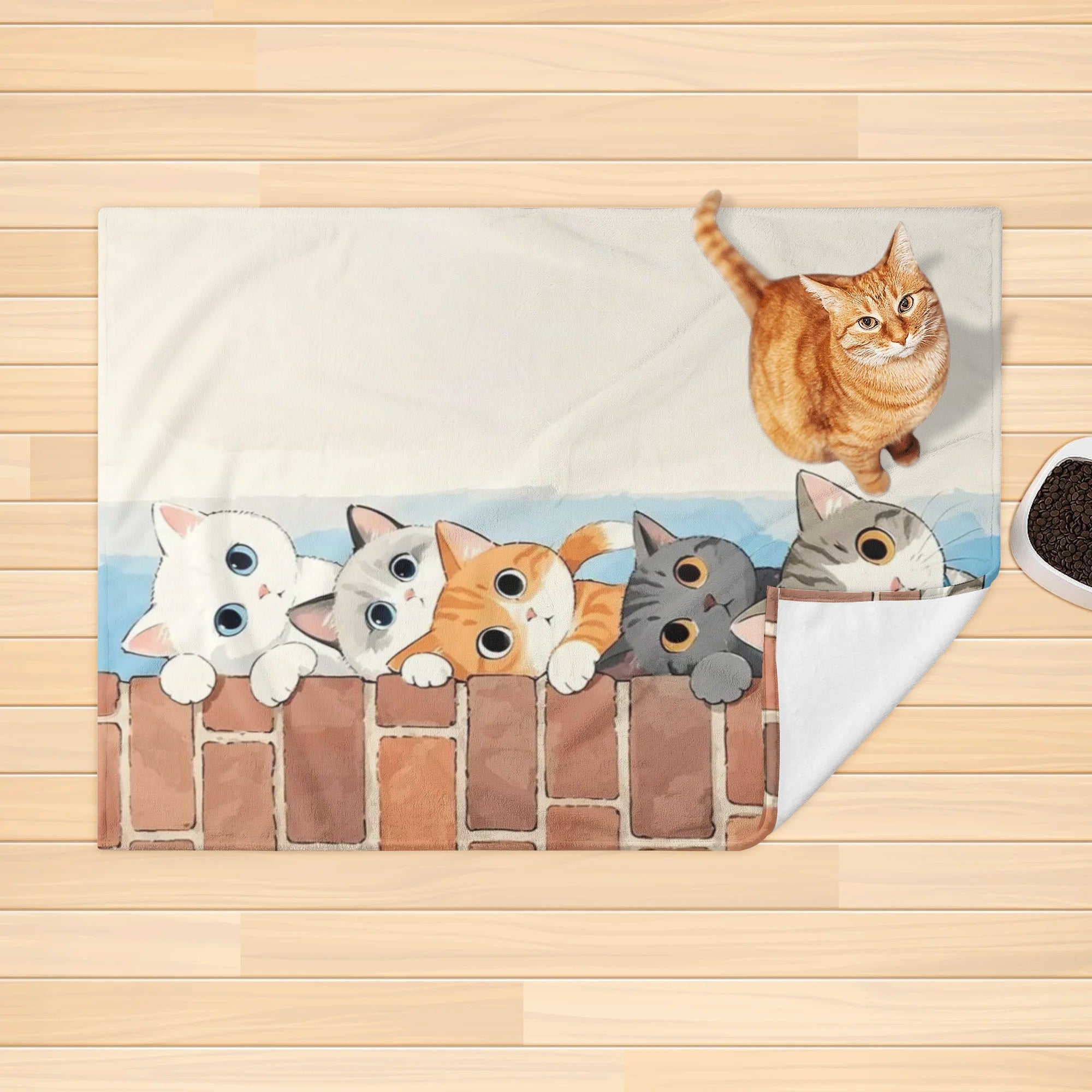 Custom Pet Blanket - Personalized Photo Design, Ultra-Soft & Machine-Washable