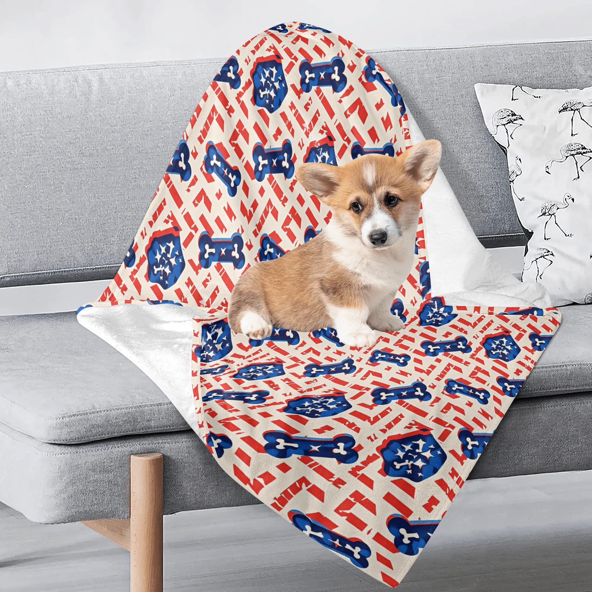 Custom Pet Blanket - Personalized Photo Design, Ultra-Soft & Machine-Washable