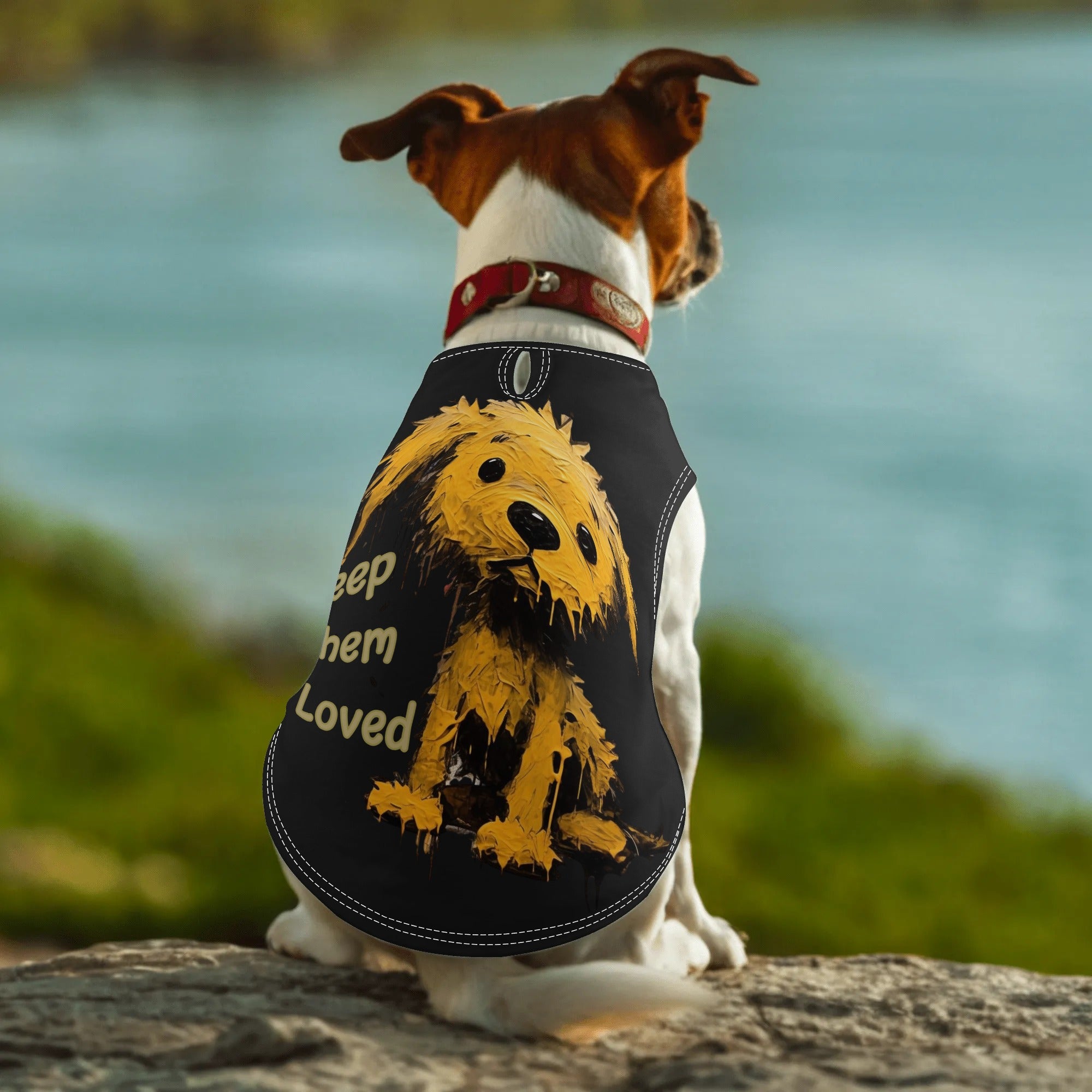 POD Printing Family Matched Pet Clothing- – Customizable, Lightweight & Durable Comfort for Your Furry Friend!