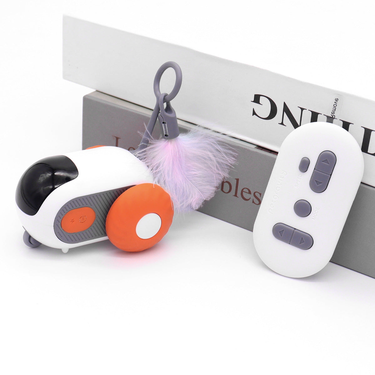 Self-Driving Cat Toy with Obstacle Avoidance + Human-Controlled Chase Modes