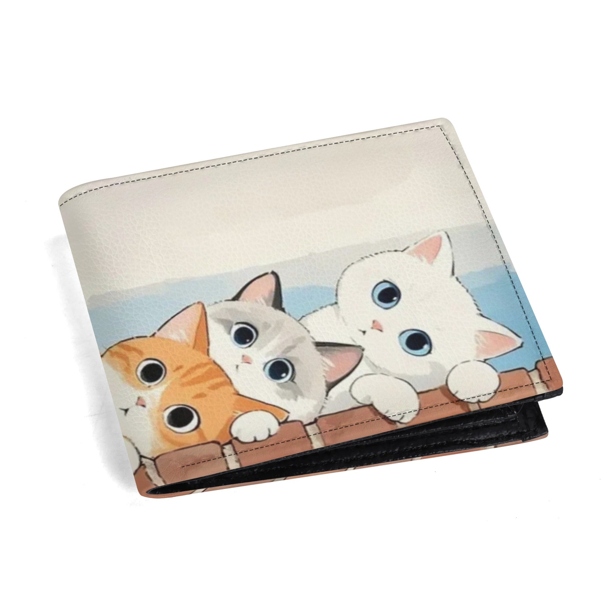 Custom-Printed Men's Luxury PU Leather Wallet – Personalized Ultra-Slim Card Holder | Ideal for Gifts, Travel & Business