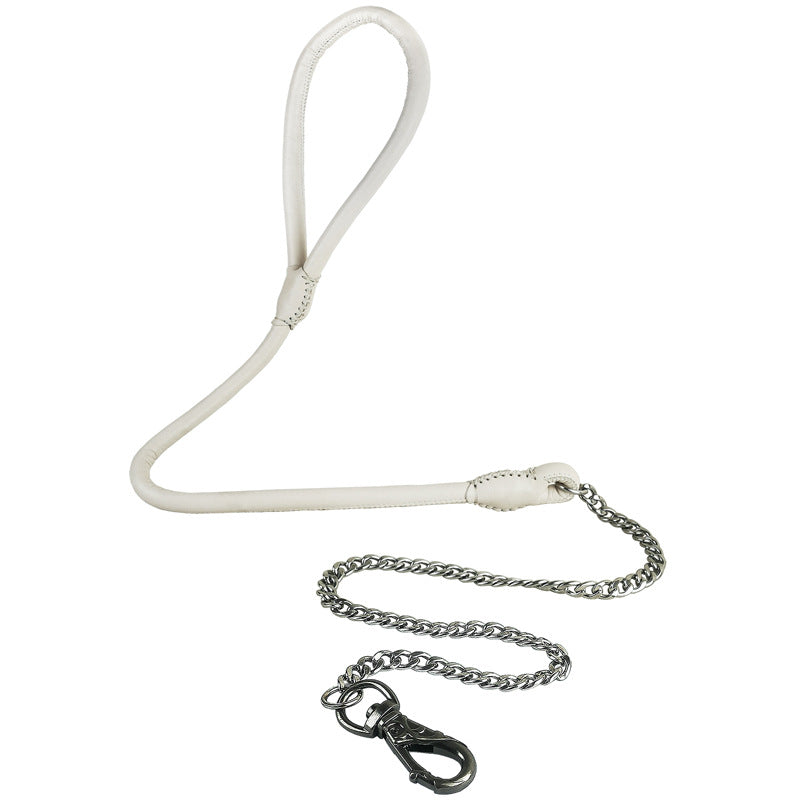 Premium Microfiber Leather & Stainless Steel Pet Leash – Strength Meets Elegance
