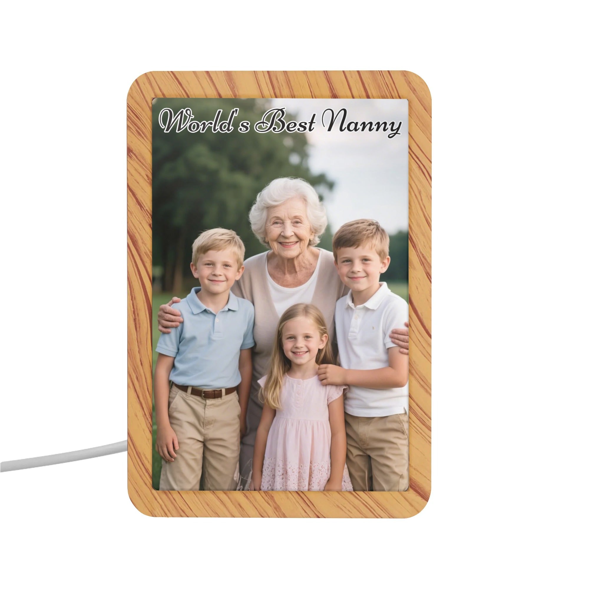 Personalized Magic Mirror Frame with LED Light(Vertical Type) – Elegant Gift for Men, Women, Friends, and Family