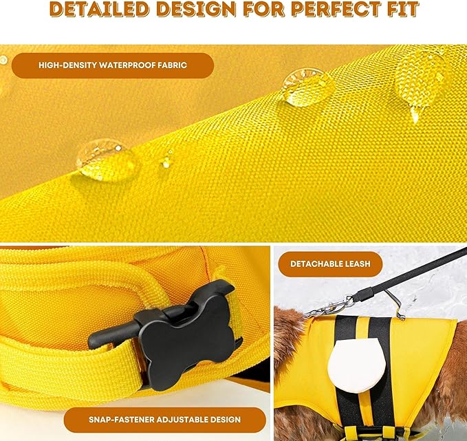 Ultimate Bee Shape Safety&Style- Premium Dog Life Jacket