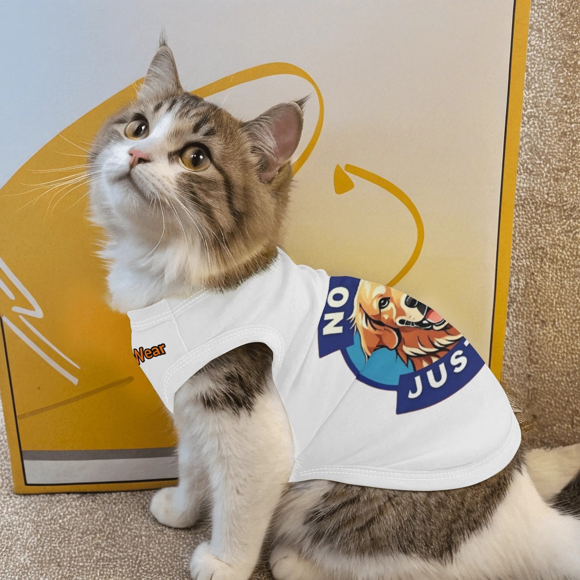 Print Pet Shirt Clothing Eco-friendly Cotton Shirt for Small Medium Dogs Cats